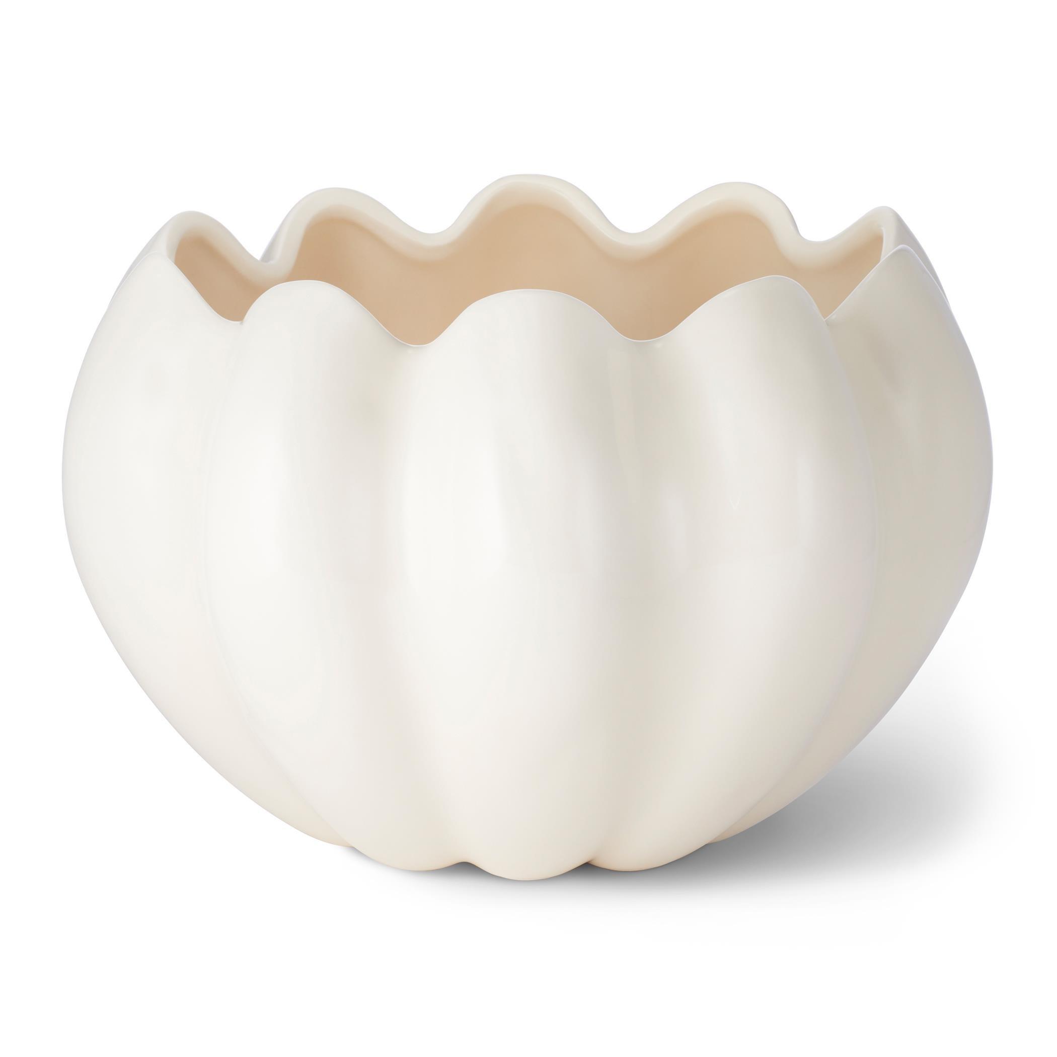 White - AERIN - Mirabelle Cachepot - 3