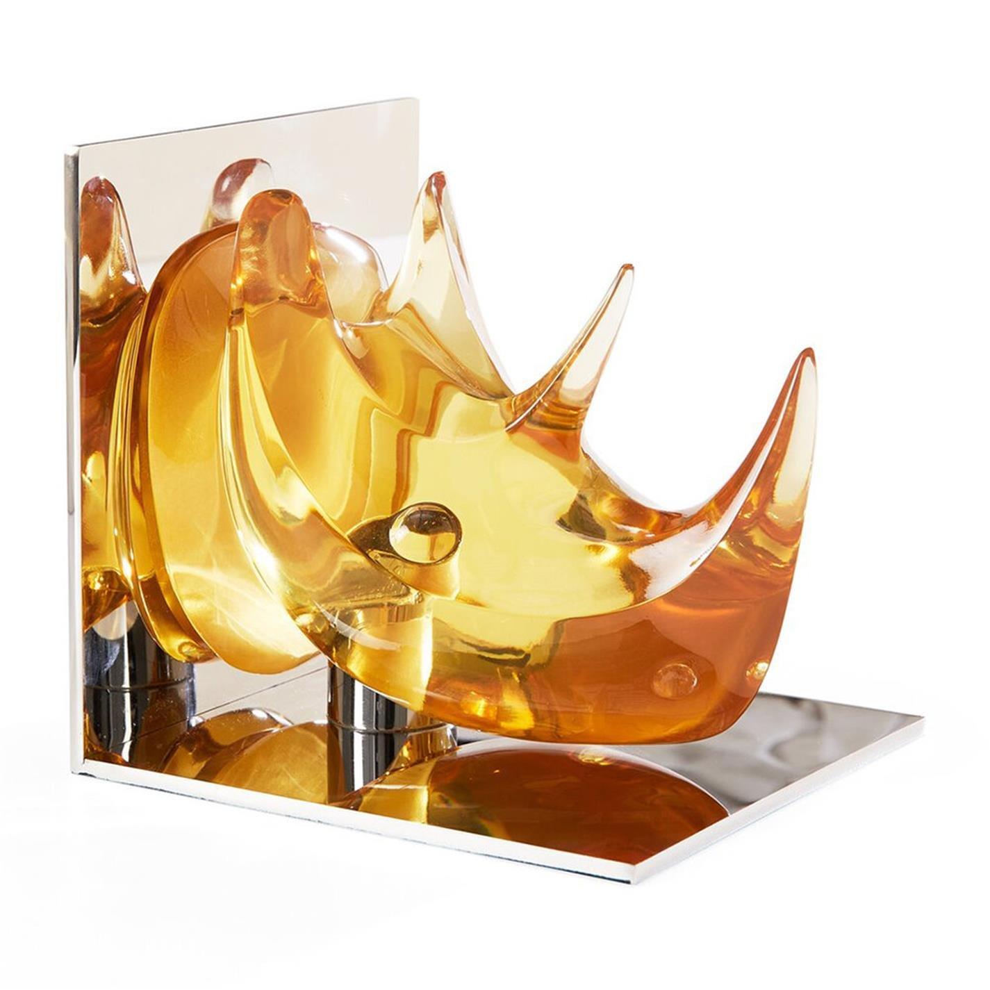 Yellow - Jonathan Adler - Rhino Bookend Set - 1