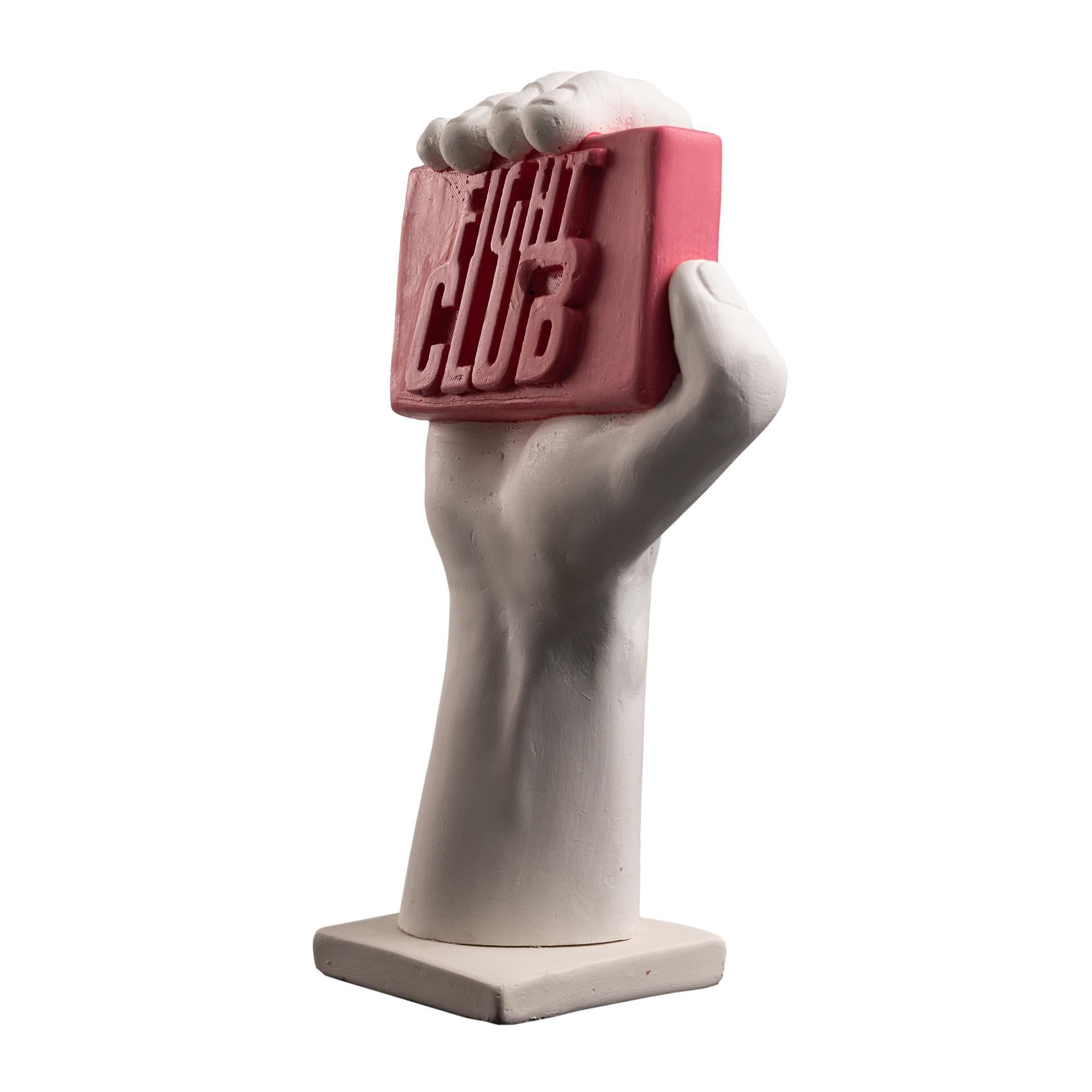 White - ArtChi - Rules Of Fight Club Hand Ornament - 3
