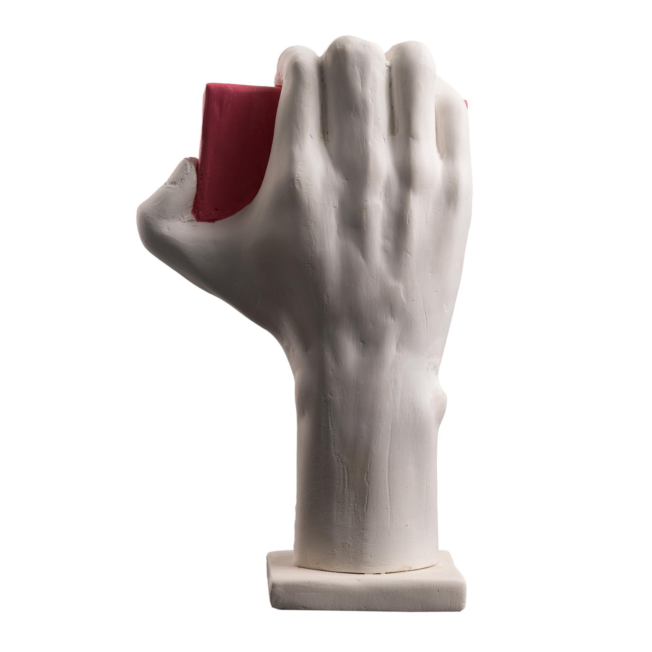 White - ArtChi - Rules Of Fight Club Hand Ornament - 4