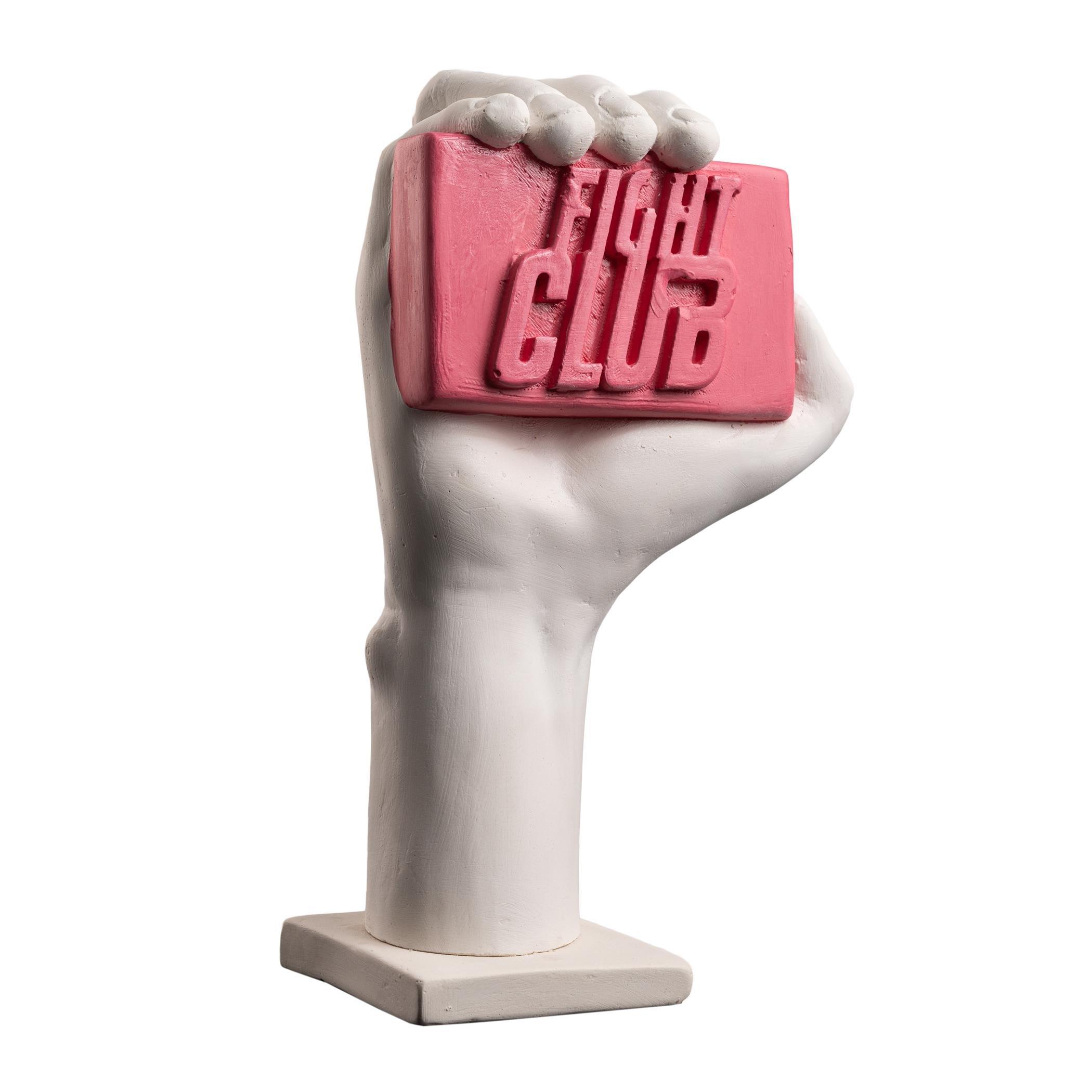 White - ArtChi - Rules Of Fight Club Hand Ornament - 5