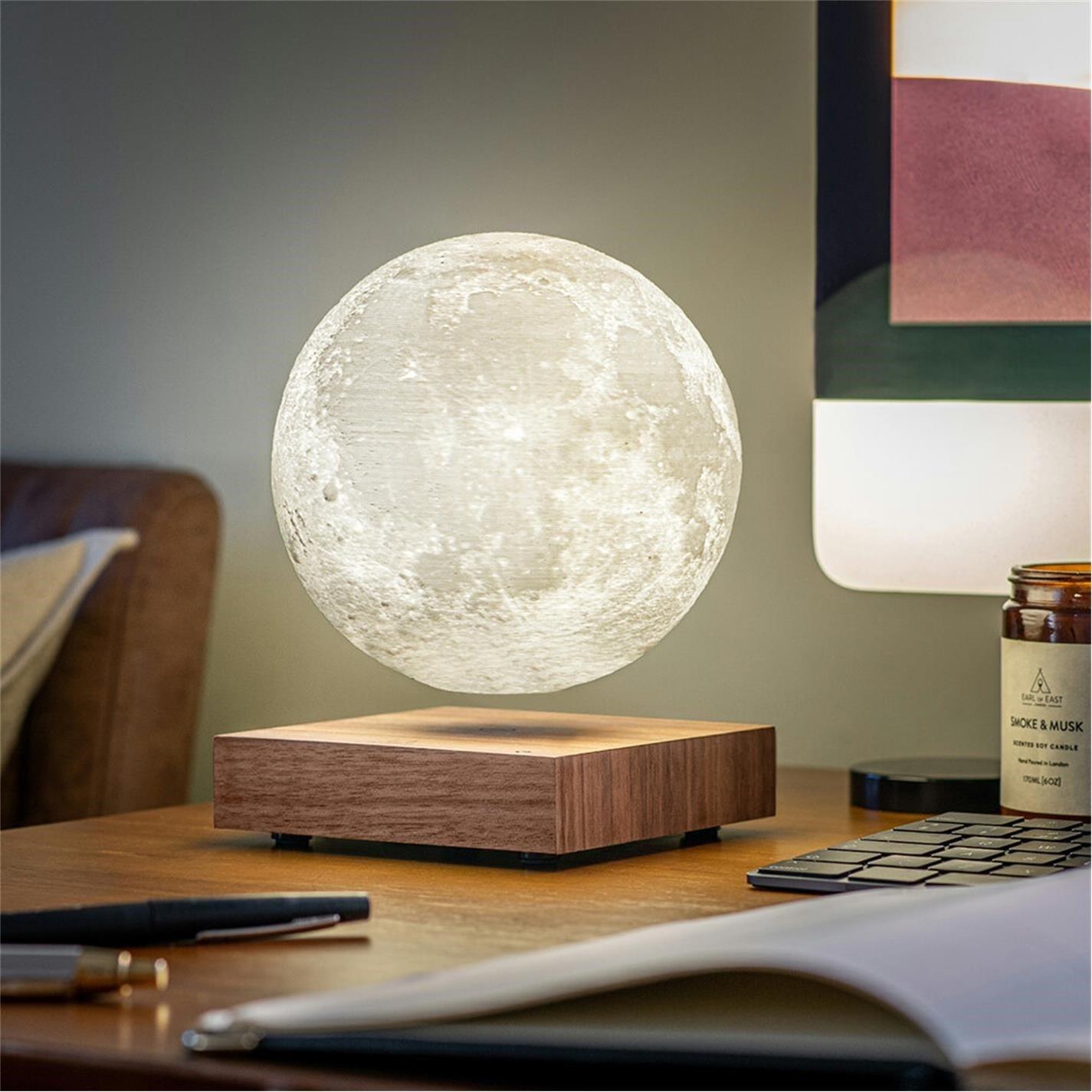 Brown - Gingko - Smart Moon Lamp - 4