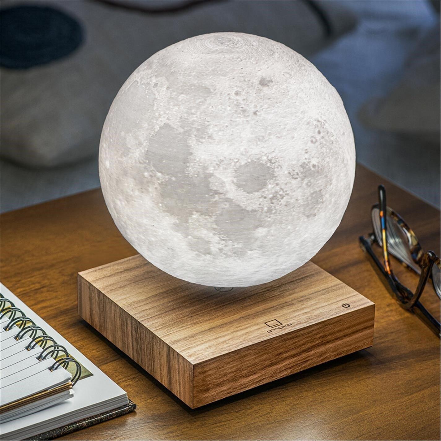 Brown - Gingko - Smart Moon Lamp - 6