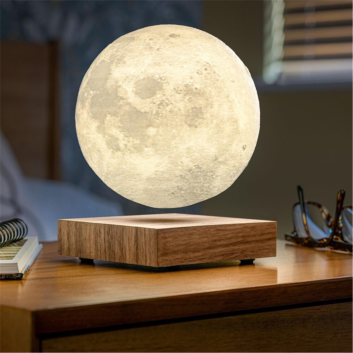 Brown - Gingko - Smart Moon Lamp - 8