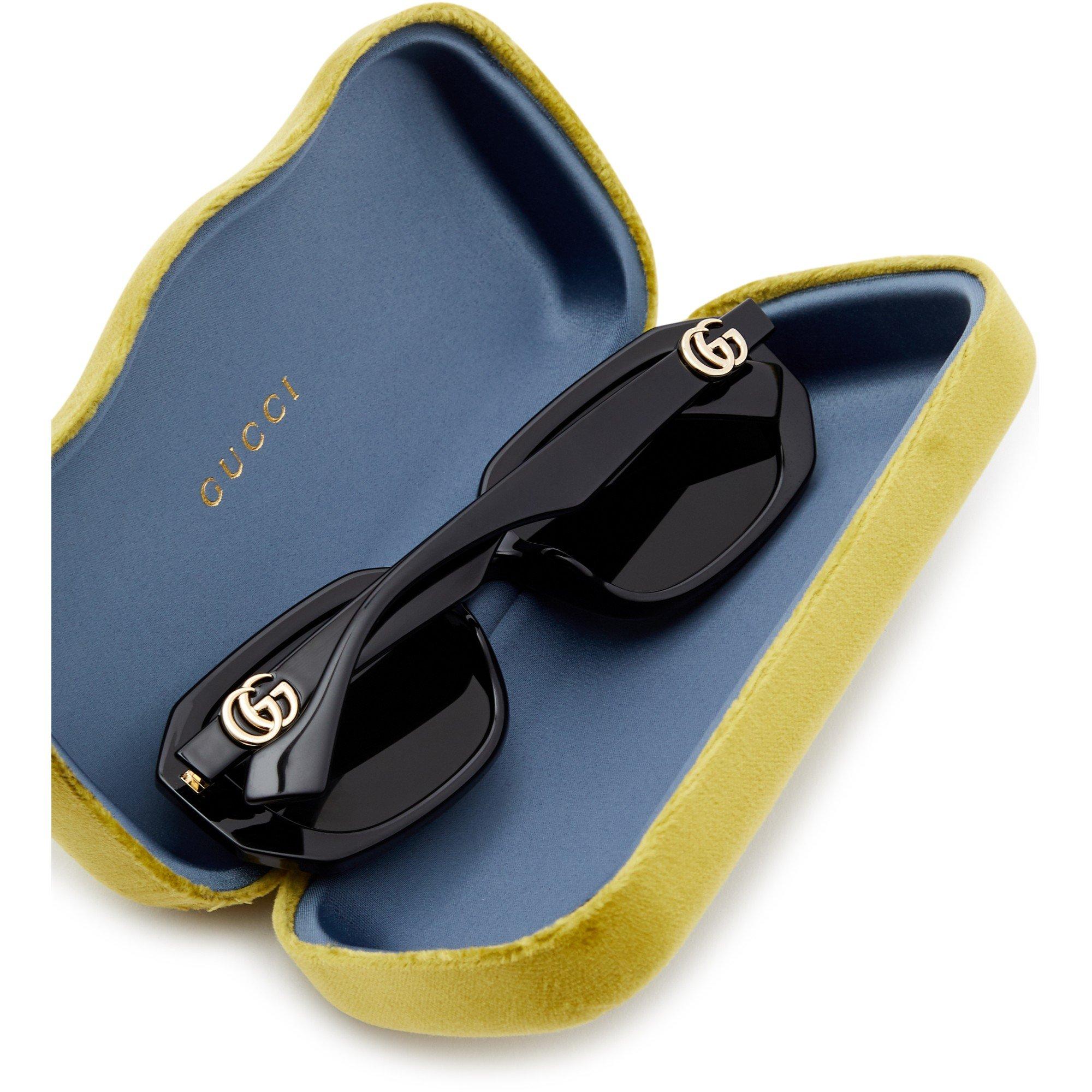 BLACK - Gucci - GUC W HEXAGONAL GG TEMPLE GS - 4