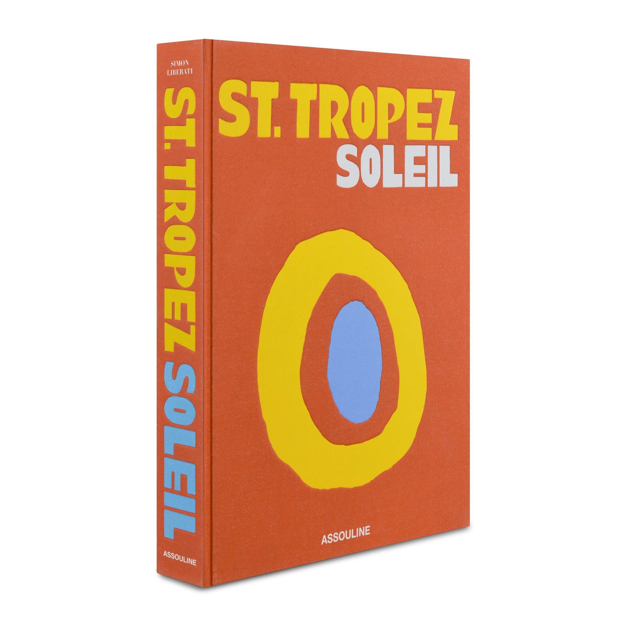 Assouline St Tropez Soleil Book - Orange
