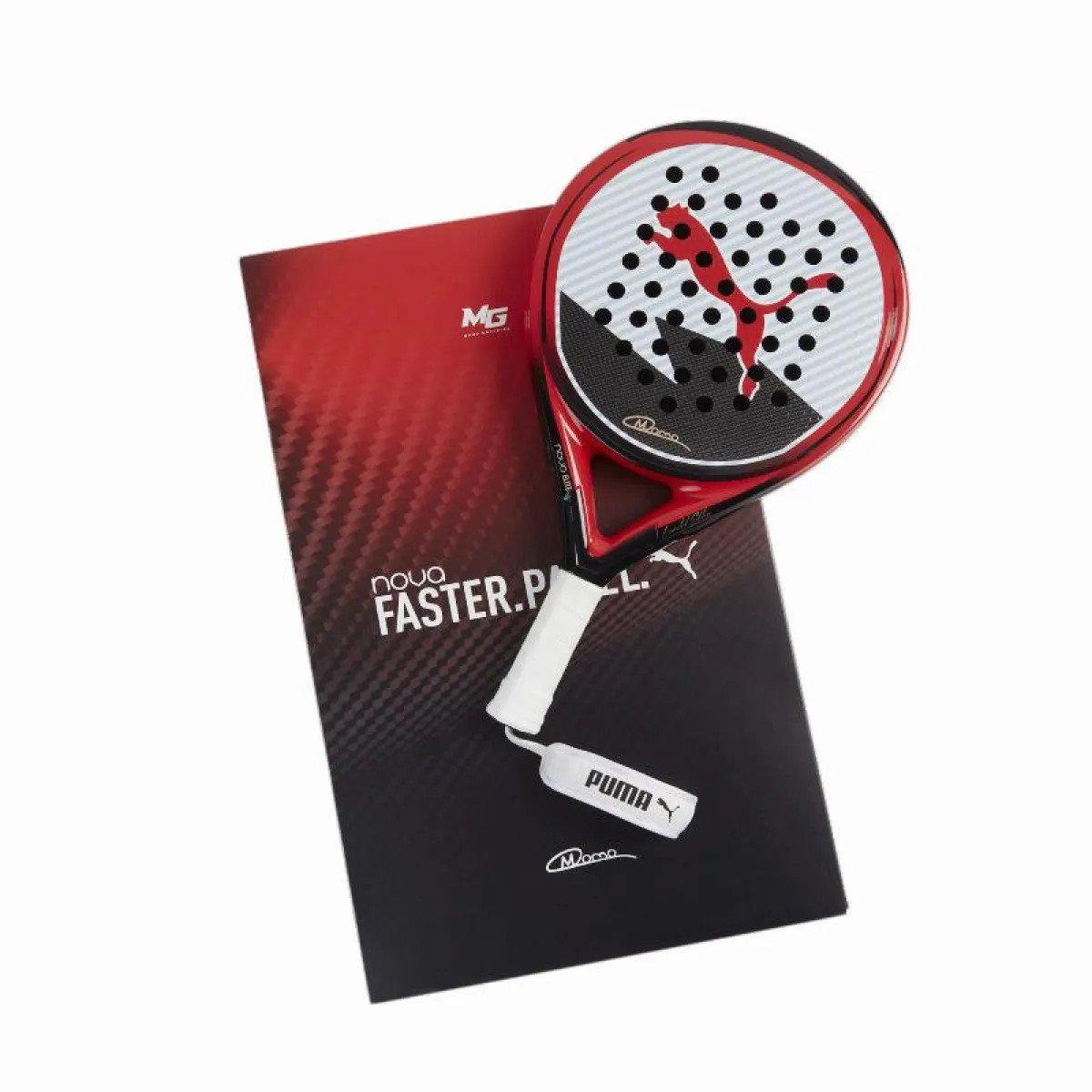 Preto/Branco - Puma - Men's Nova Elite Momo Padel Racket - 7
