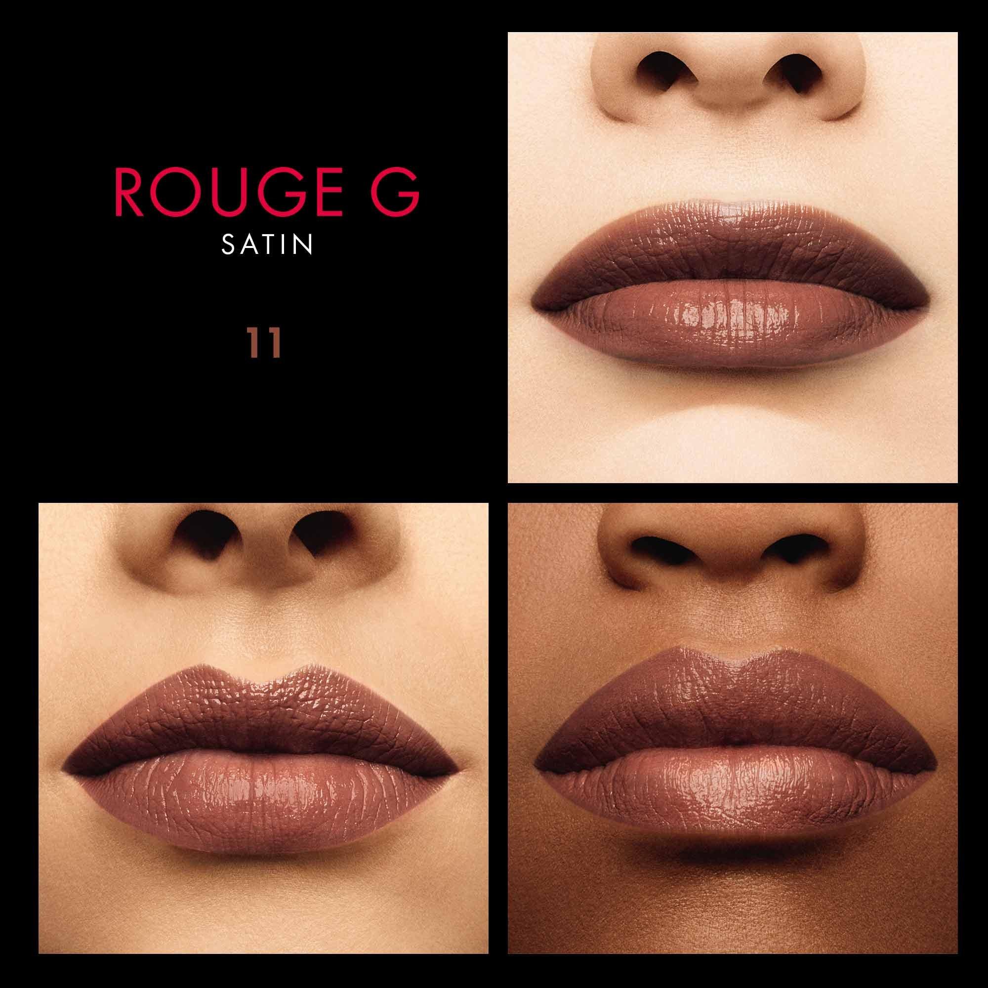  N°11 - Guerlain - Rouge G Luxurious Velvet 16H wear high-pigmentation velvet matte lipstick - 3