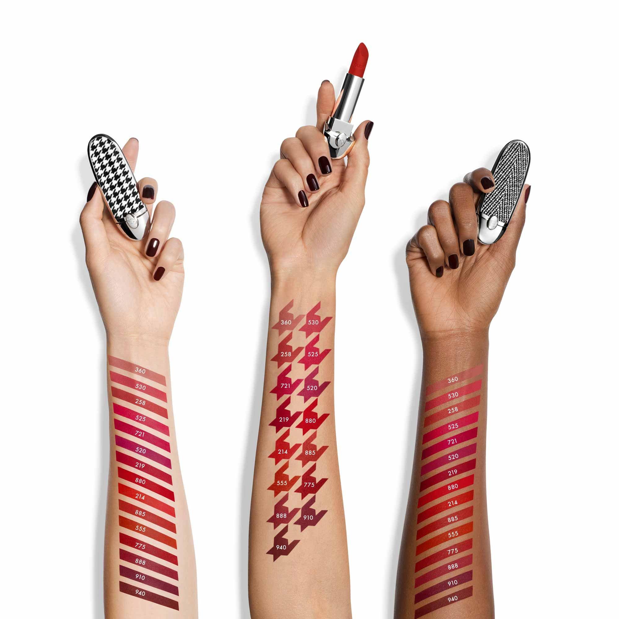 555 - Guerlain - Rouge G Luxurious Velvet 16H wear high-pigmentation velvet matte lipstick - 5