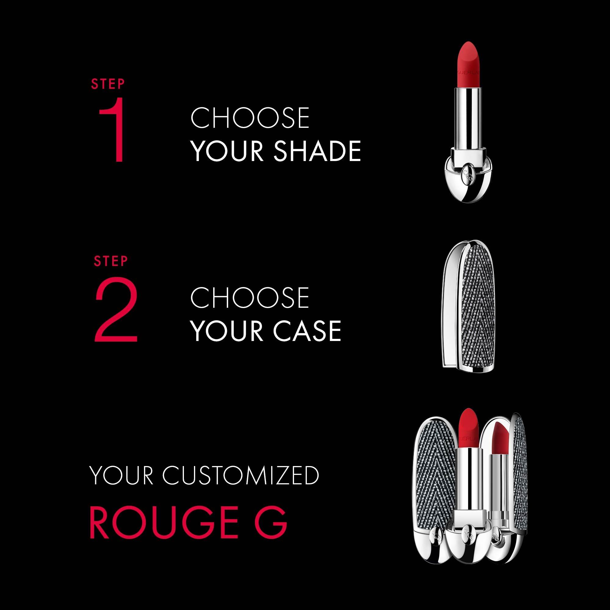 910 - Guerlain - Rouge G Luxurious Velvet 16H wear high-pigmentation velvet matte lipstick - 2