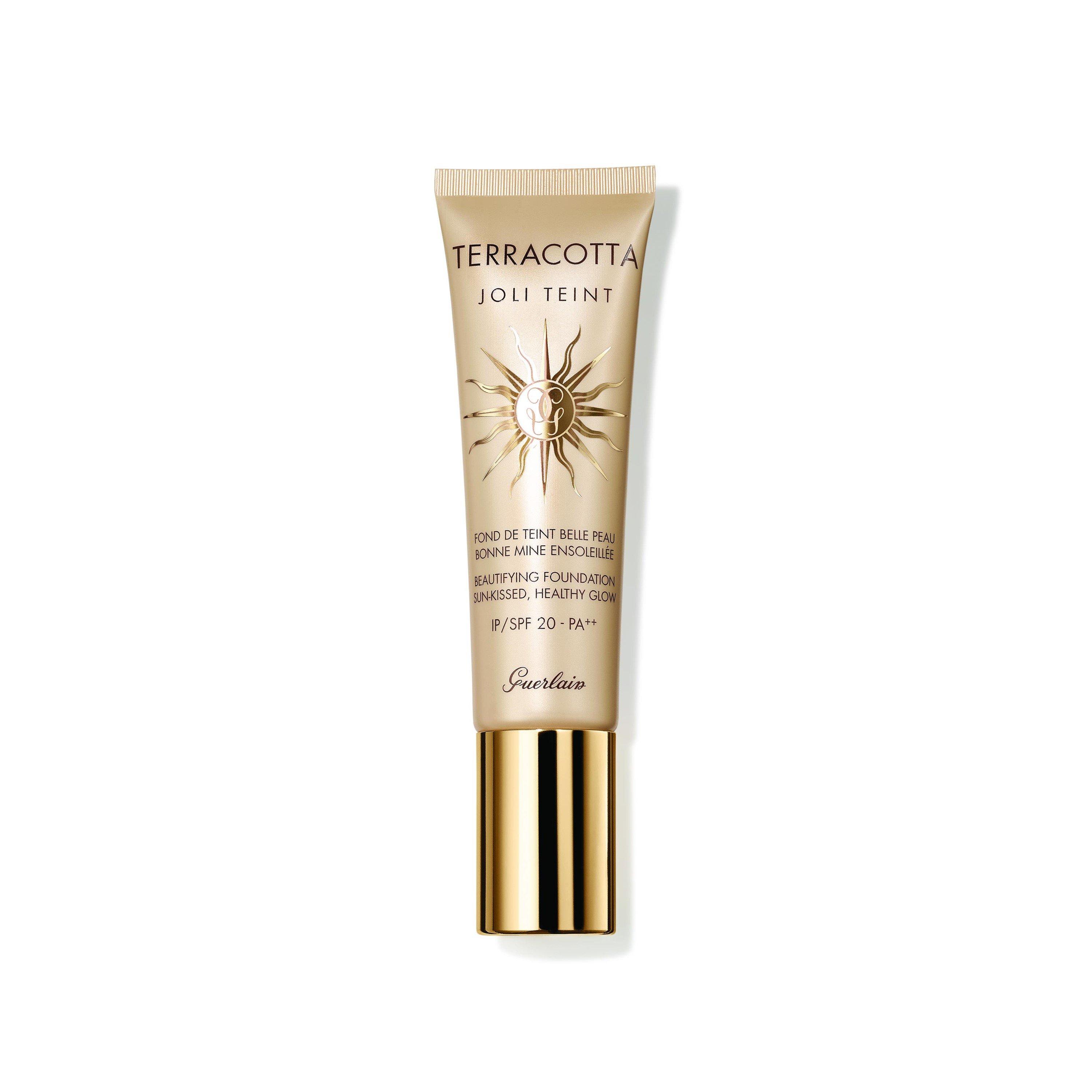 Guerlain Terracotta Joli Teint Beautifying Foundation Sun-Kissed, Healthy Glow - Fonce - Size 30ml