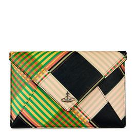 Vivienne Westwood Viv Tartan Envelope Ld42