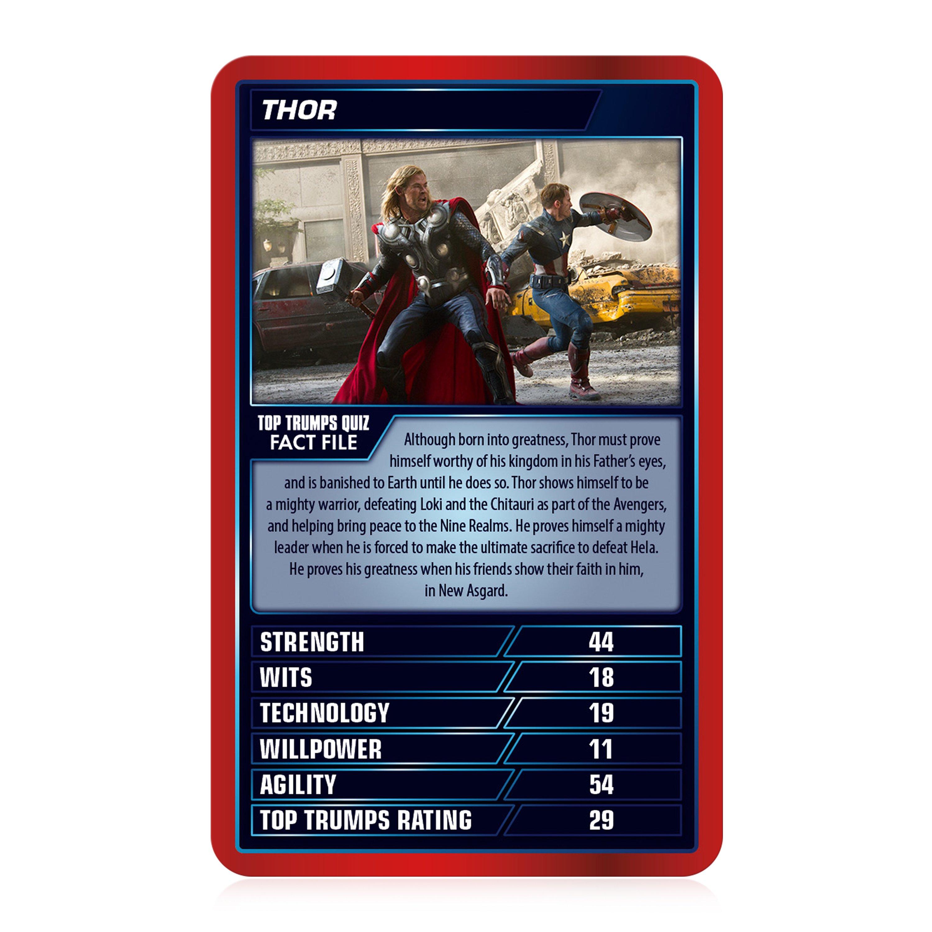Top Trumps Marvel Cinematic Universe V1 | Sports Direct