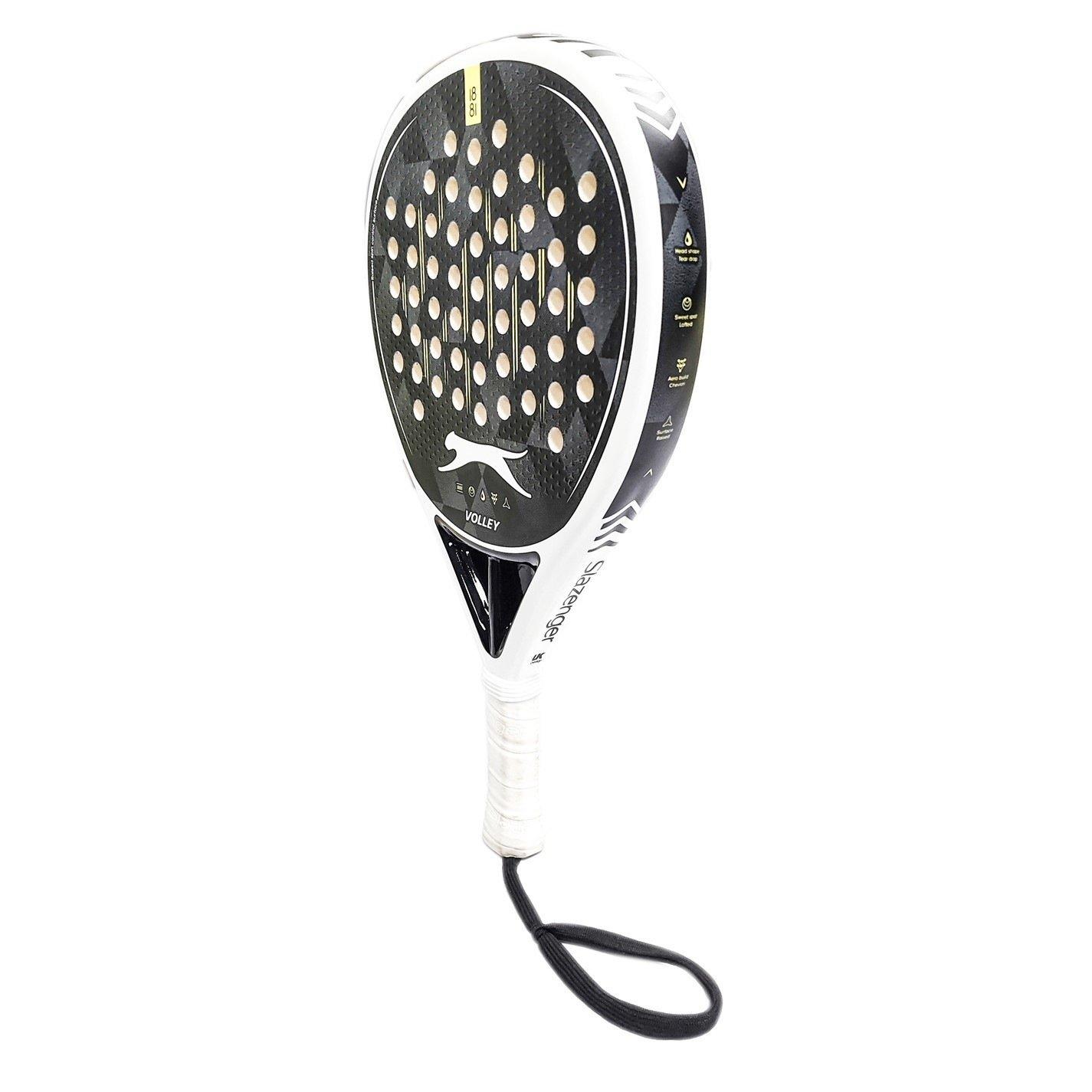 Black/White - Slazenger - Volley Padel Racket - 1