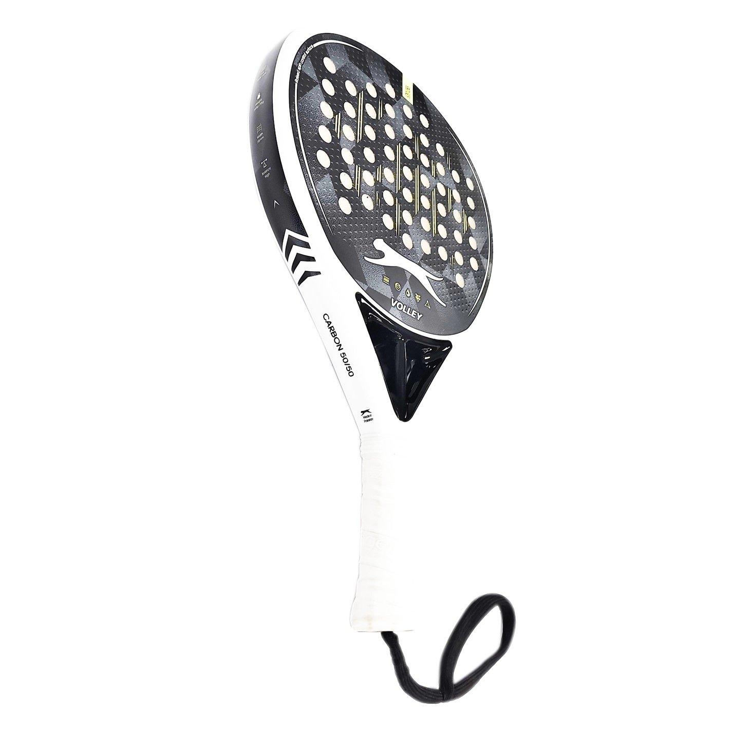 Black/White - Slazenger - Volley Padel Racket - 10