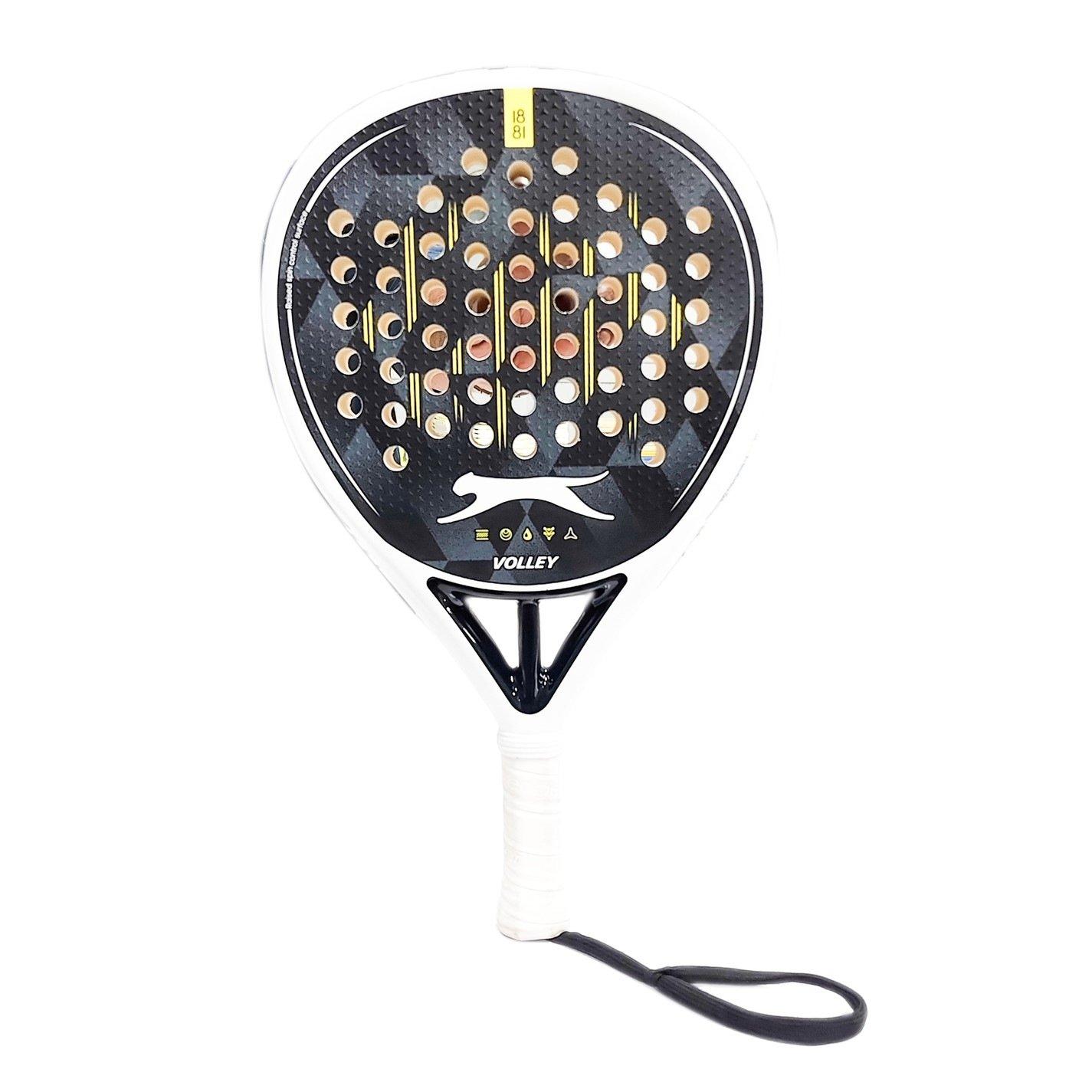Black/White - Slazenger - Volley Padel Racket - 12