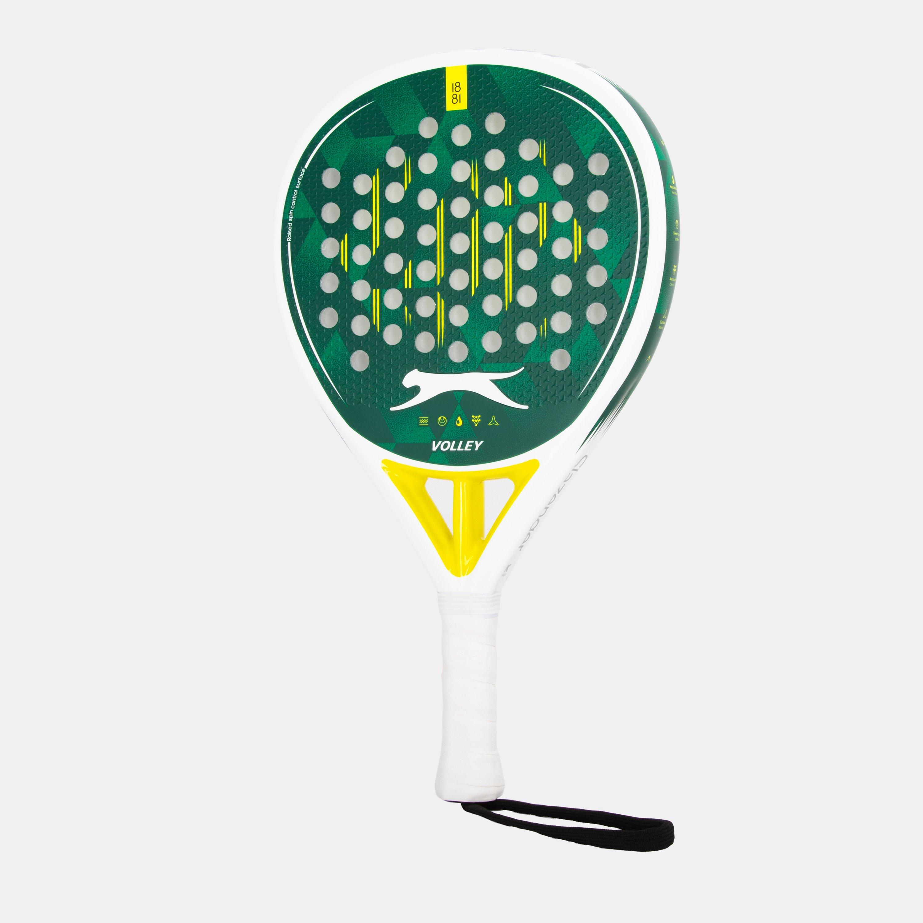 Green/White - Slazenger - Volley Padel Racket - 3