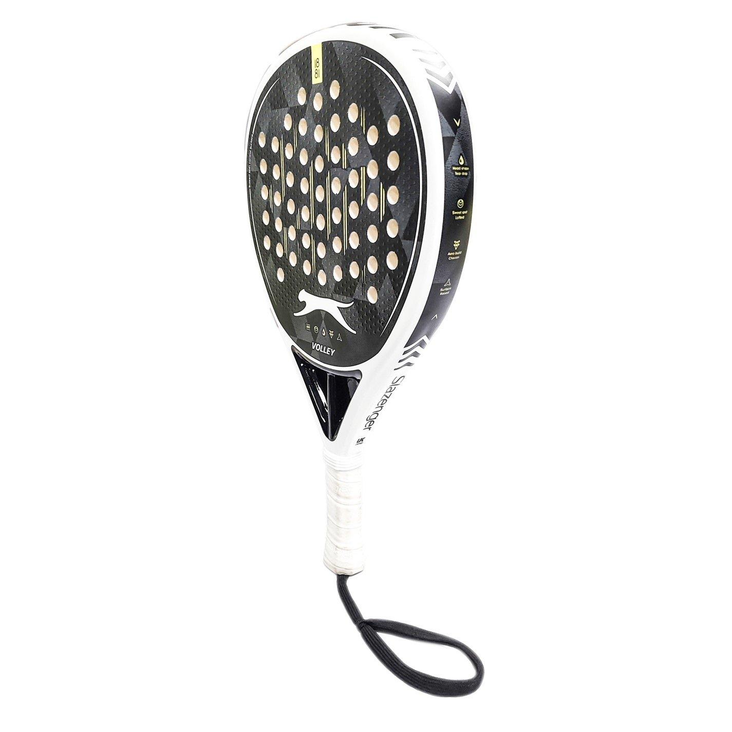 Black/White - Slazenger - Volley Padel Racket - 7