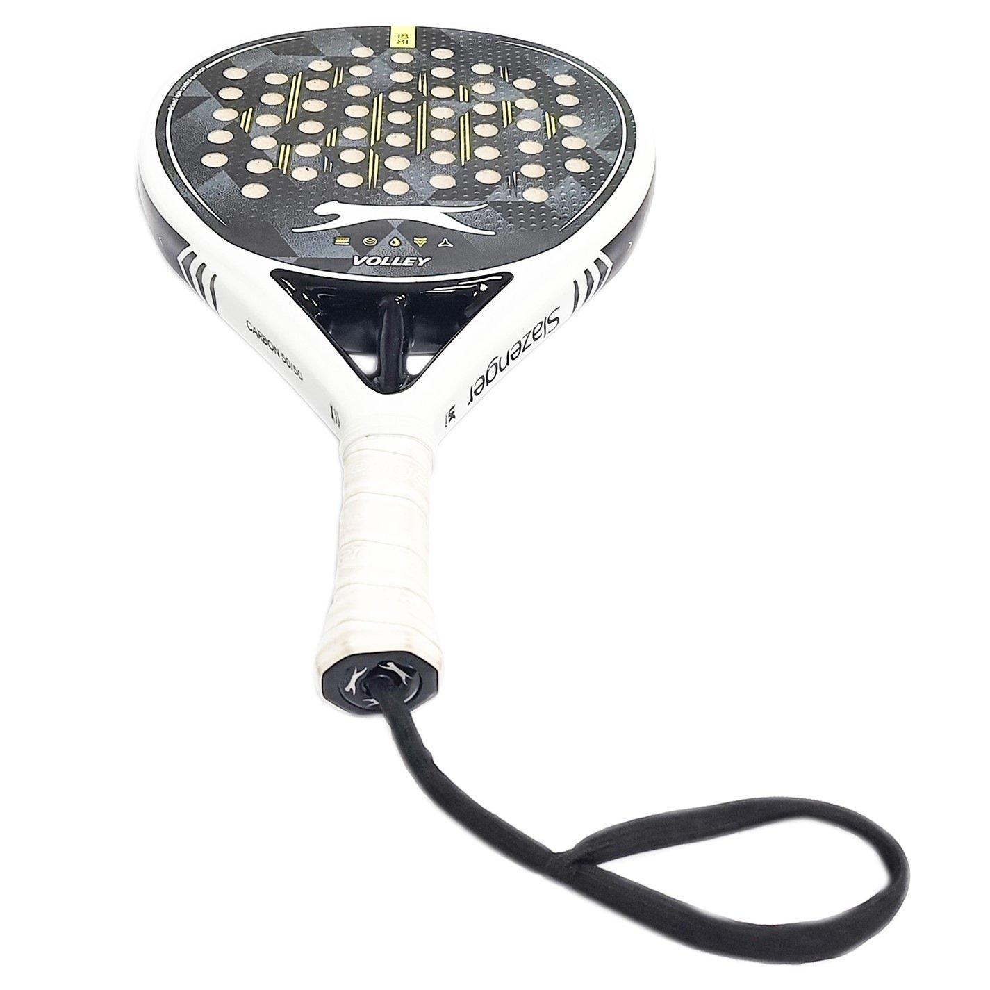 Black/White - Slazenger - Volley Padel Racket - 8