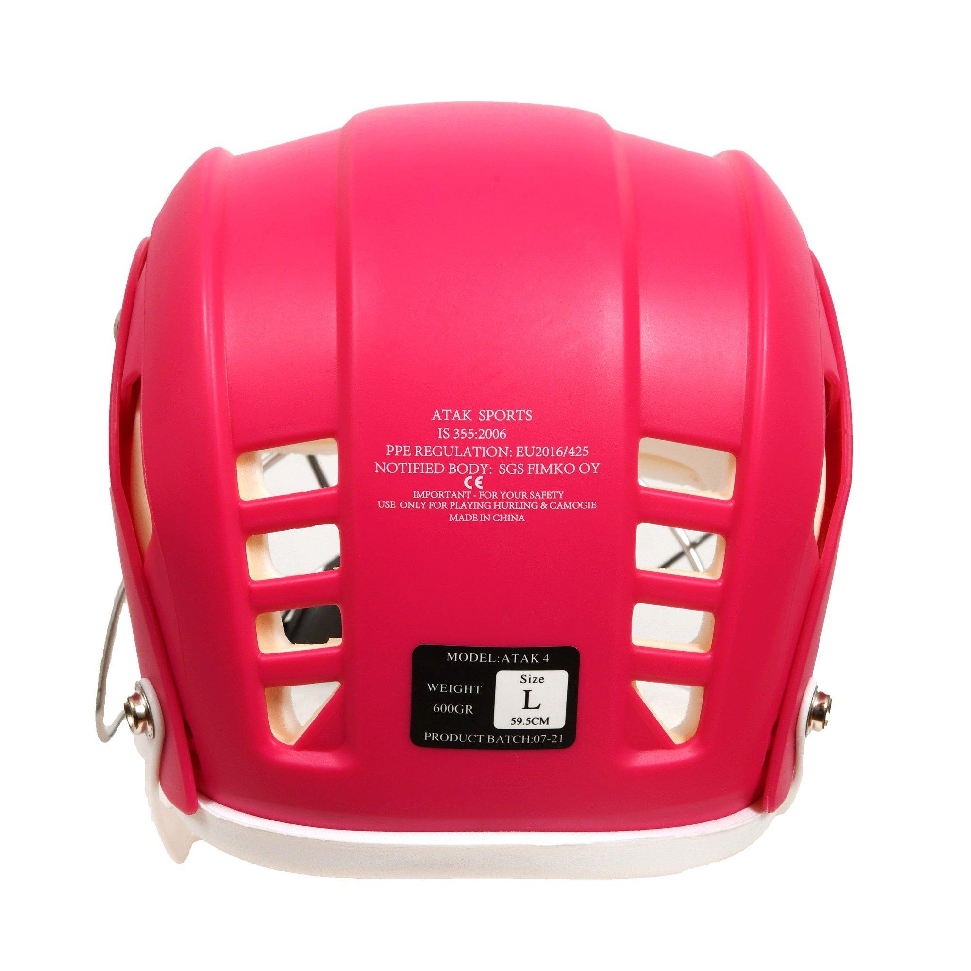 Pink/Weiß - ATAK Sports - Hurling Helmet Senior - 2