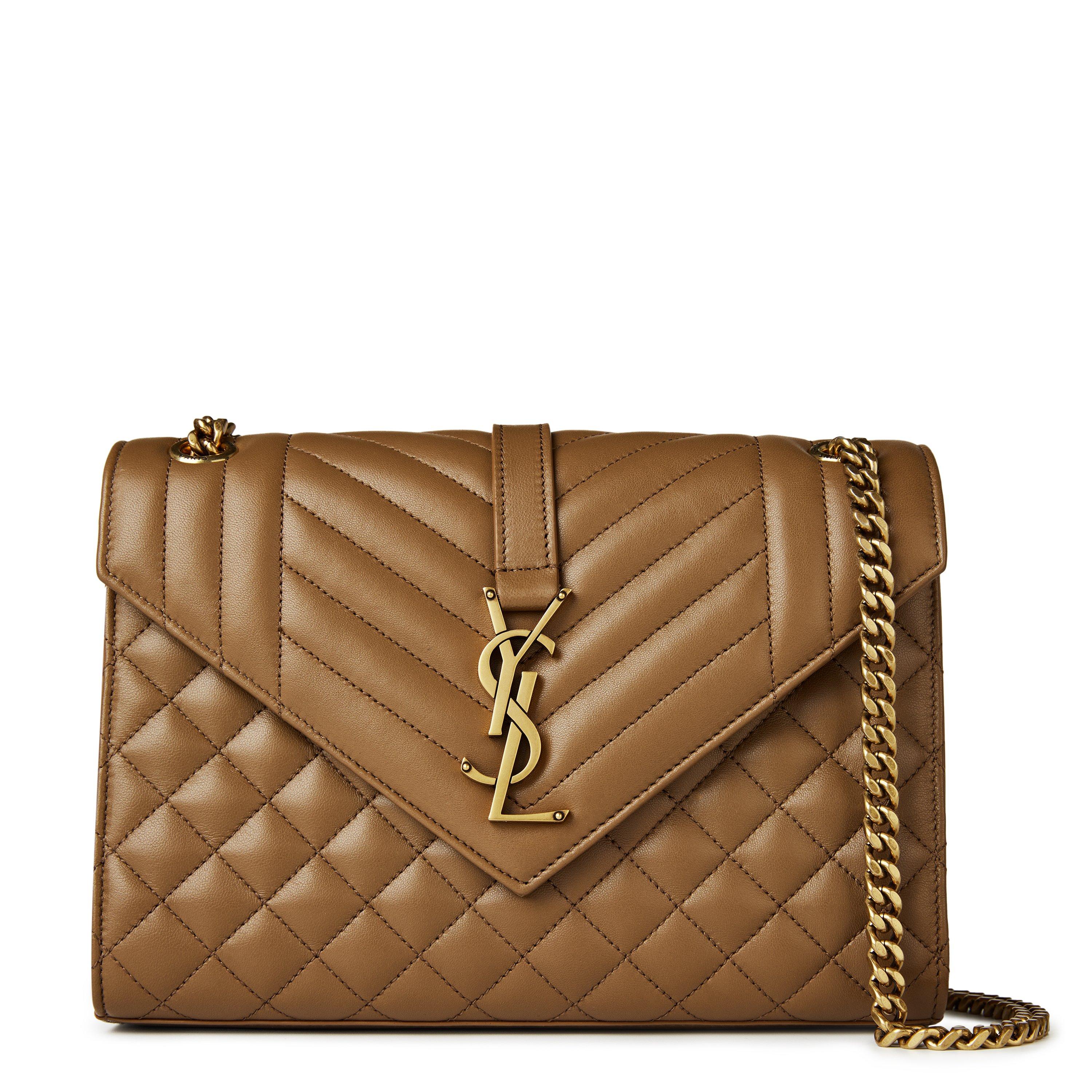 Dark Cork - Saint Laurent - Monogram Envelope Bag - 1