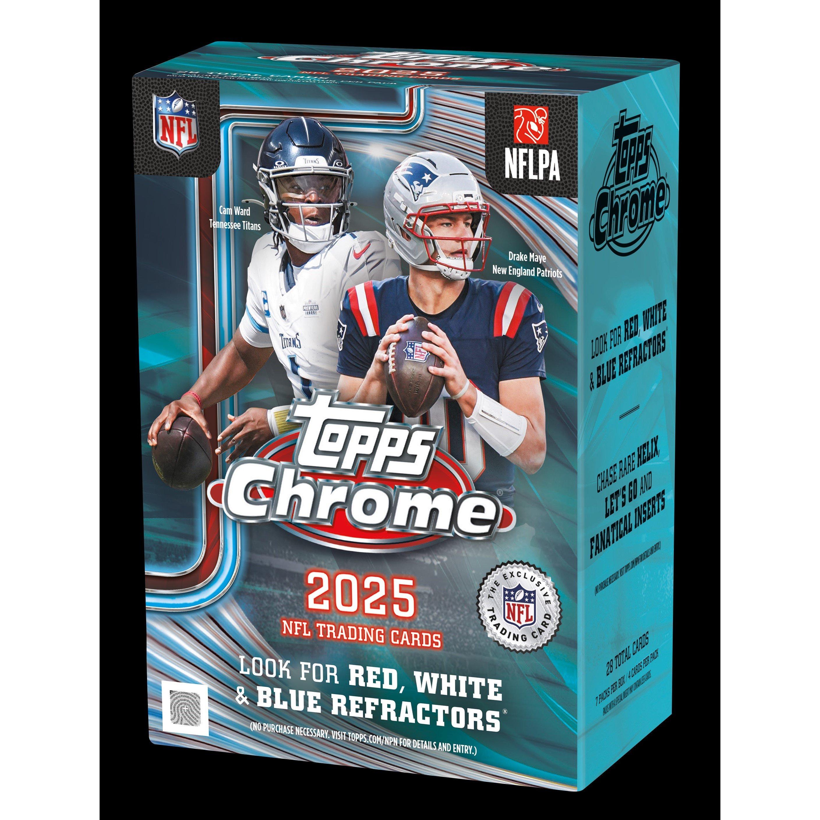 Value Box - Topps - Topps 2025 NFL Football Chrome - Value Box - 1