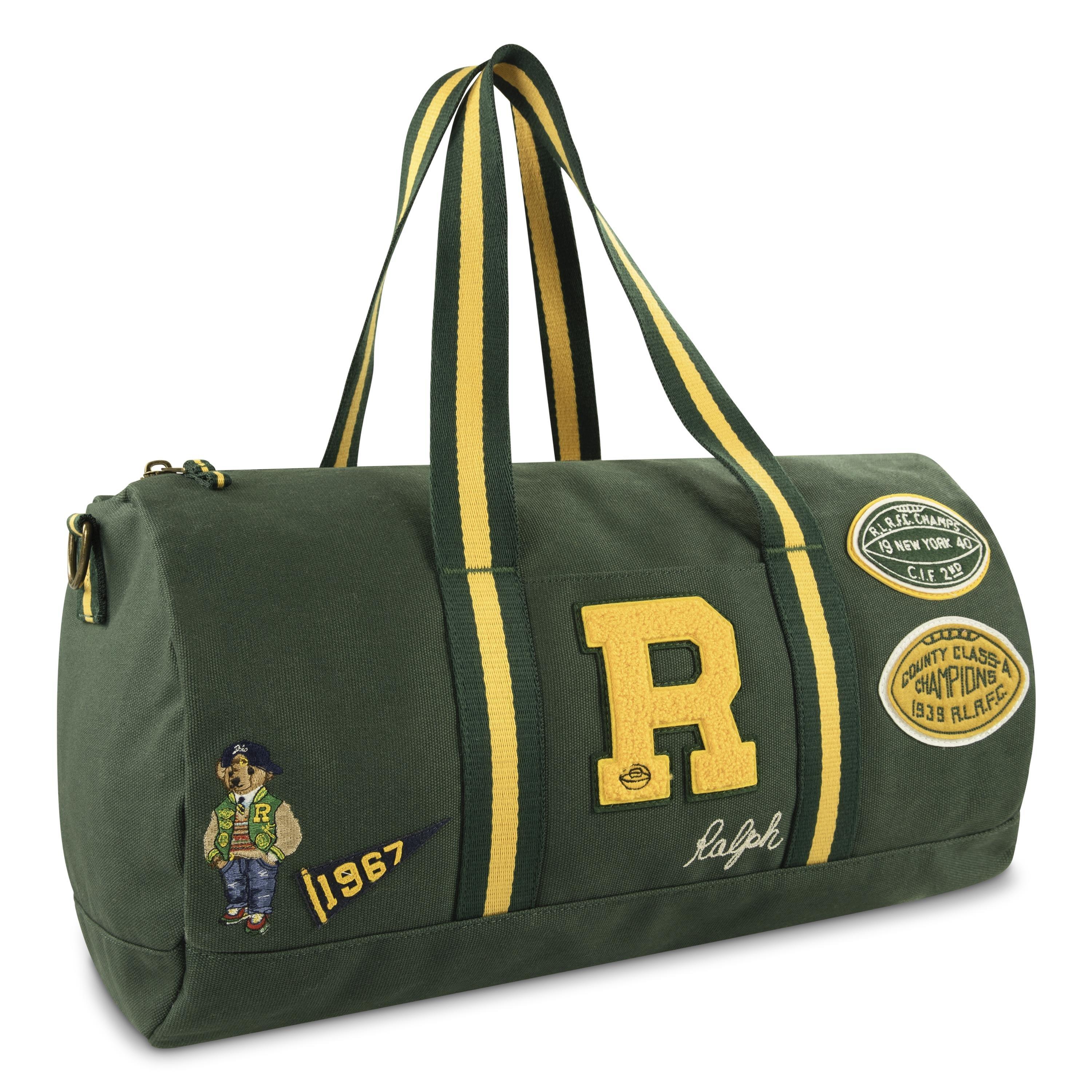 Polo Ralph Lauren Varsity Duffle Jn44 Holdalls Cruise Fashion