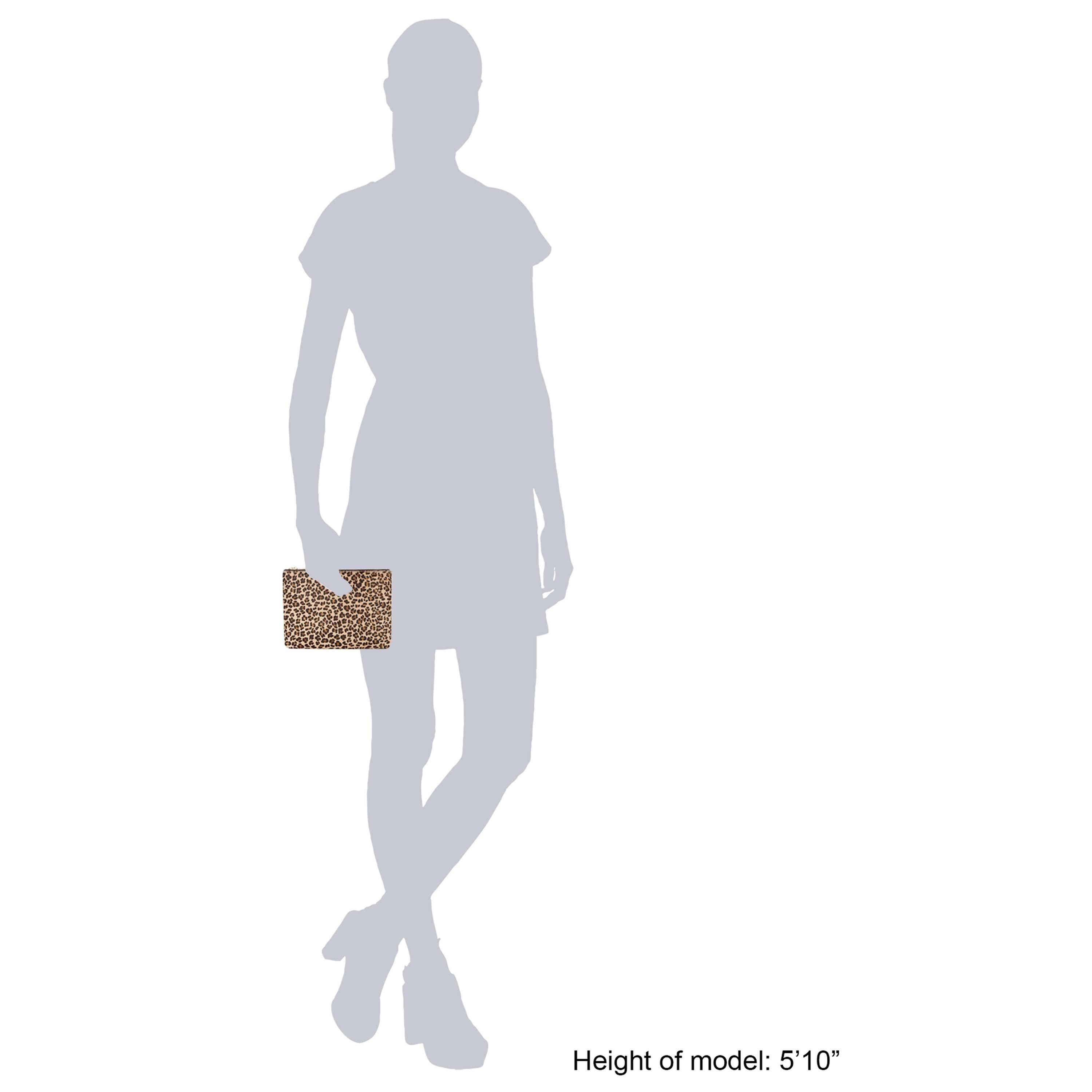 Leopard - Biba - BIBA Large Leather Pouch Bag - 5