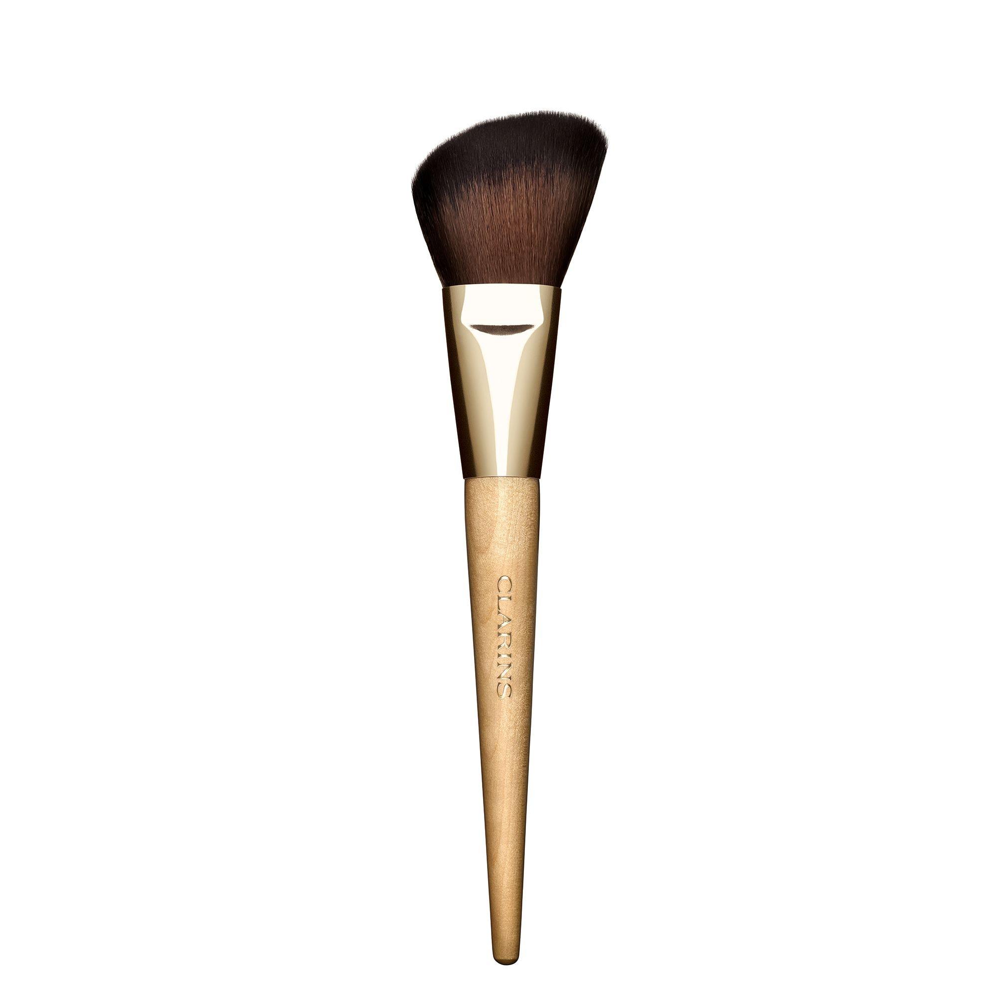 Clarins Women's Soft Bristle Birchwood Handle Blusher Brush