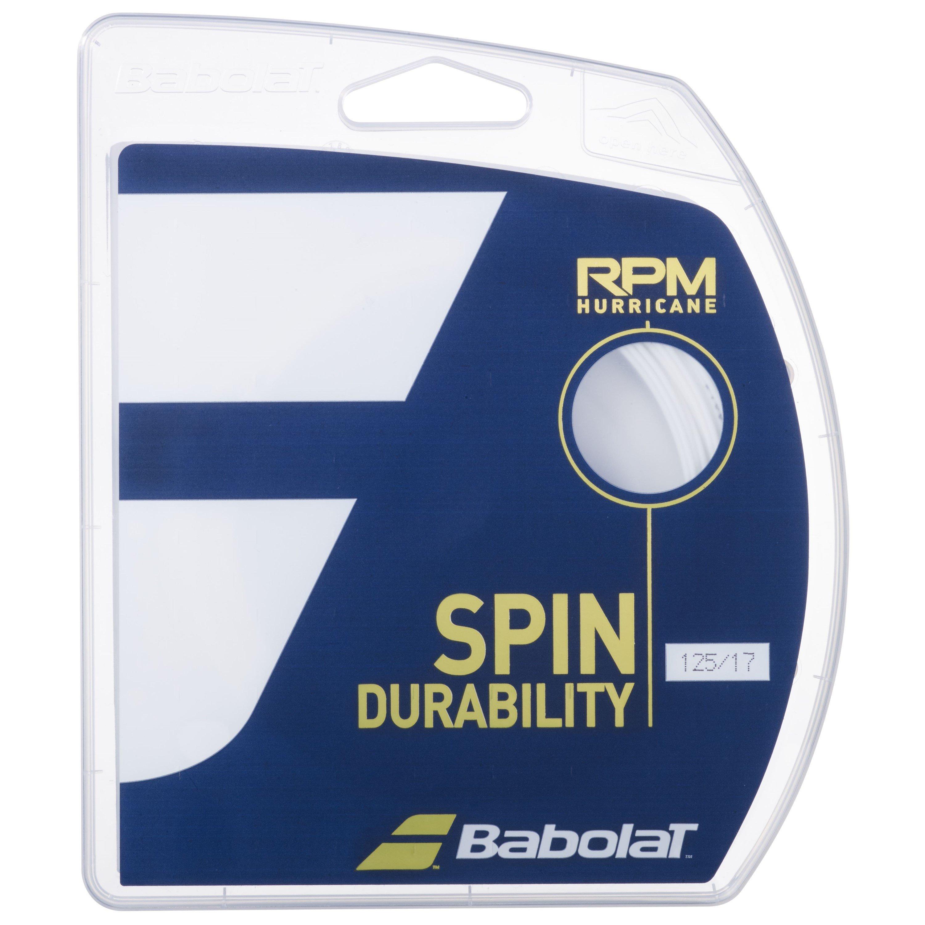 Hvid - Babolat - Tennis Racket Strings - 1