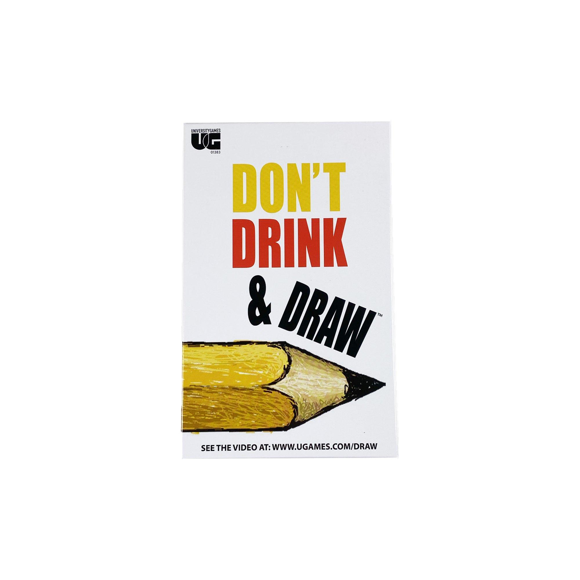 Multi - University Games - Adults Don't Drink and Draw Card Game - 1