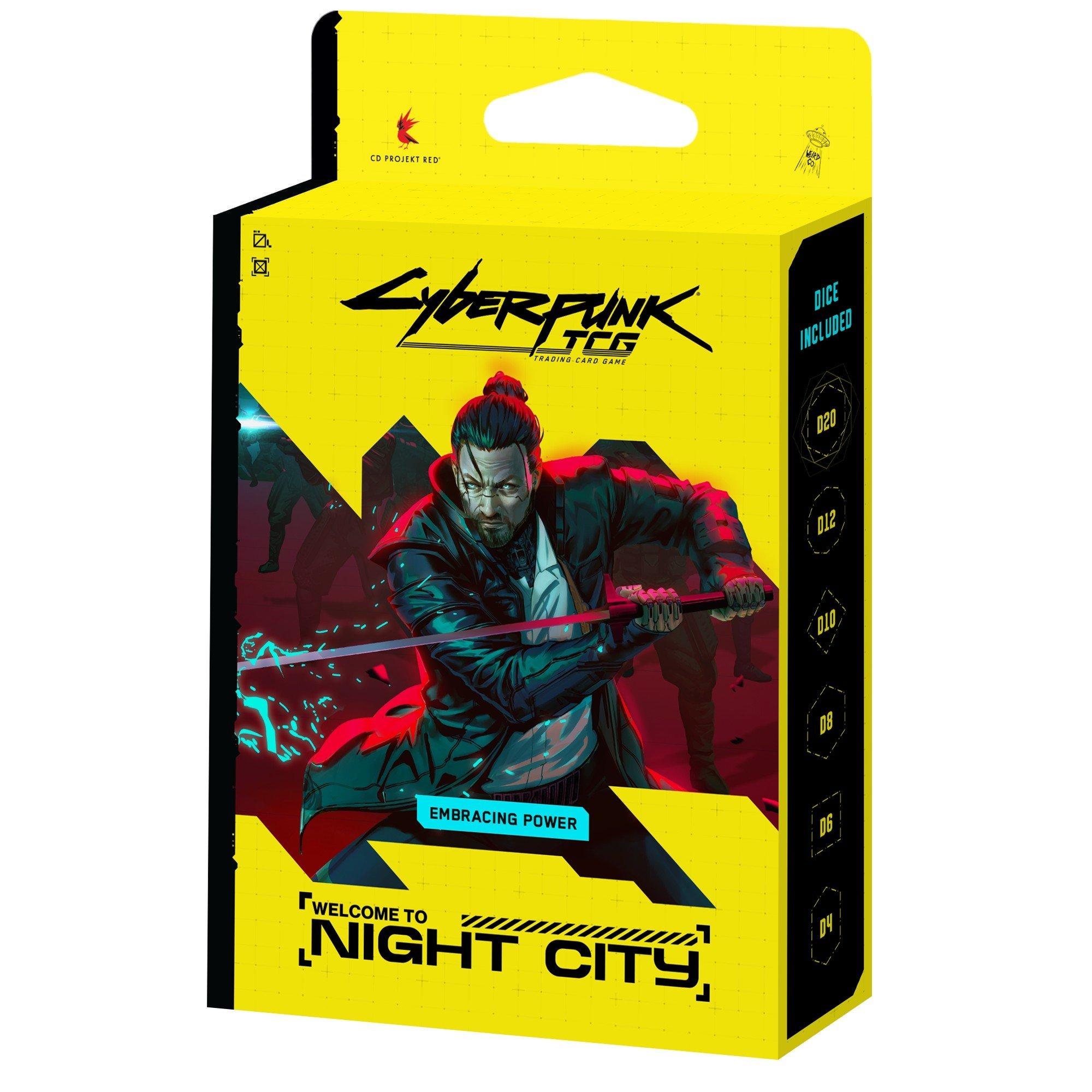 Embracing Power - Cyberpunk - Cyberpunk TCG Set 01 Welcome to Night CIty Embrace Power Starter Deck - 1
