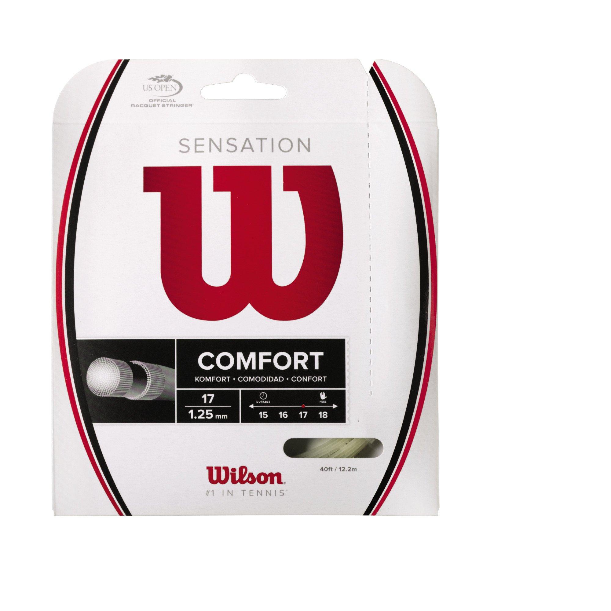 Wilson  Sensation 1.25Mm Tennis String - Clear