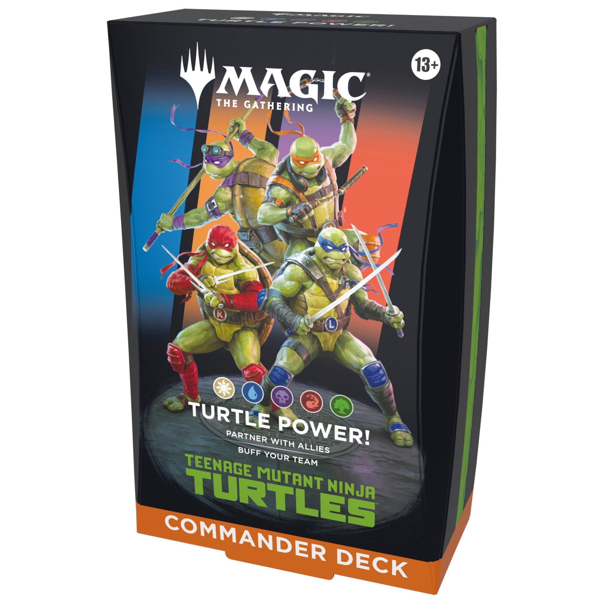 Commander Deck - Magic the Gathering - MTG Magic: The Gathering (MTG): Teenage Mutant Ninja Turtles Turtle Power Commander Deck