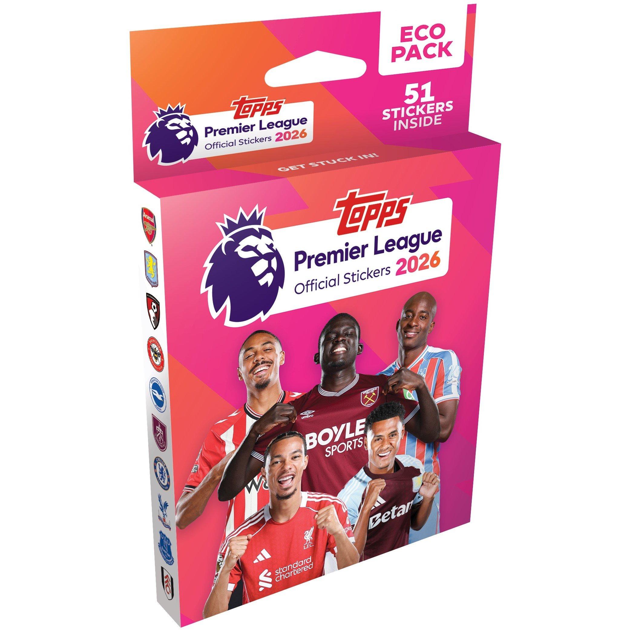 Topps  Premier League Stickers 2026 Eco Pack