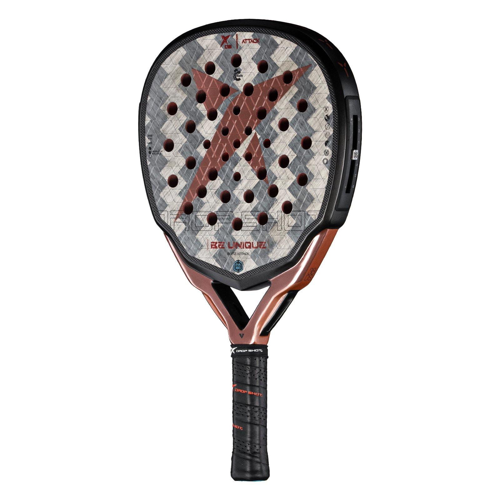 Dropshot Dropshot Blitz Attack Carbon Padel Racket | Sports Direct