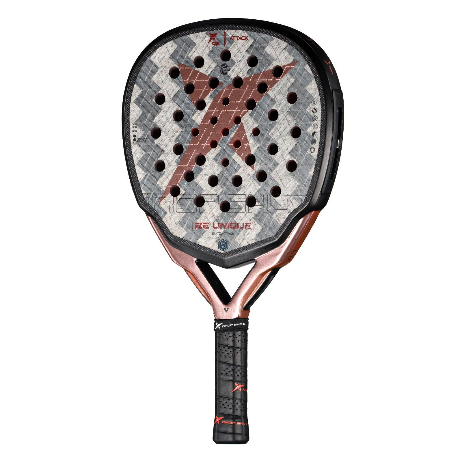 Dropshot Dropshot Blitz Attack Carbon Padel Racket | Sports Direct