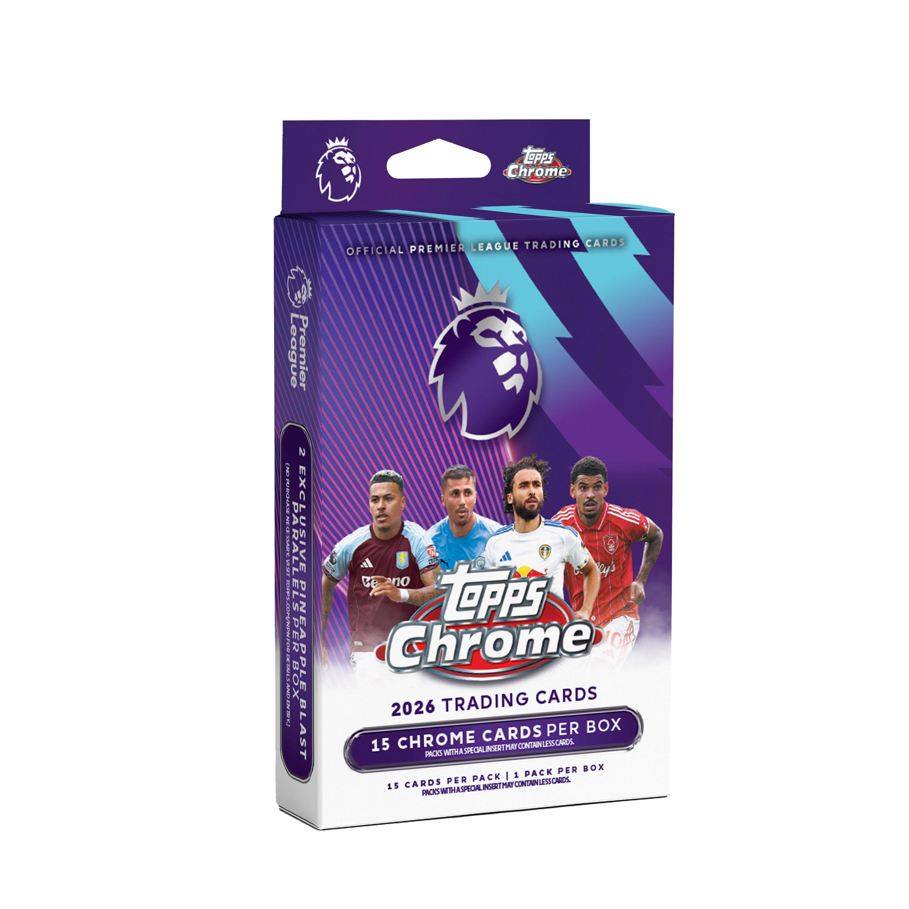 Pakiranje vješalica - Topps - Topps Premier League Chrome 26 Hanger Pack