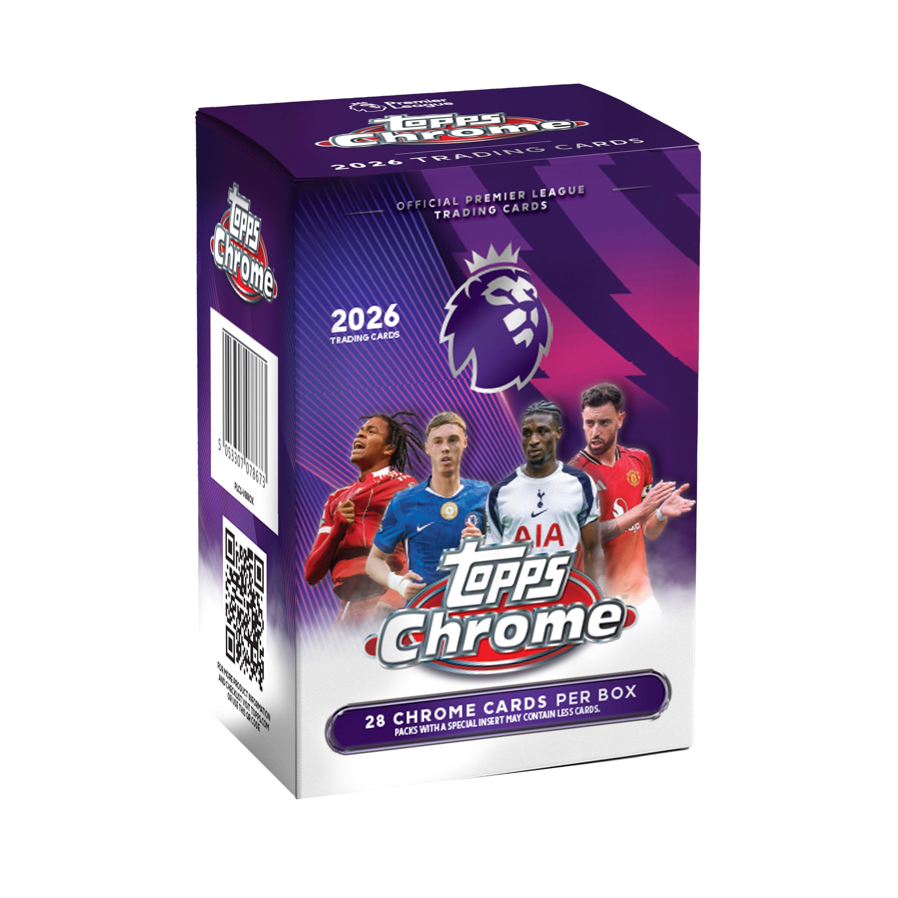 Value Box - Topps - Topps Premier League Chrome 26 Value Box - 1