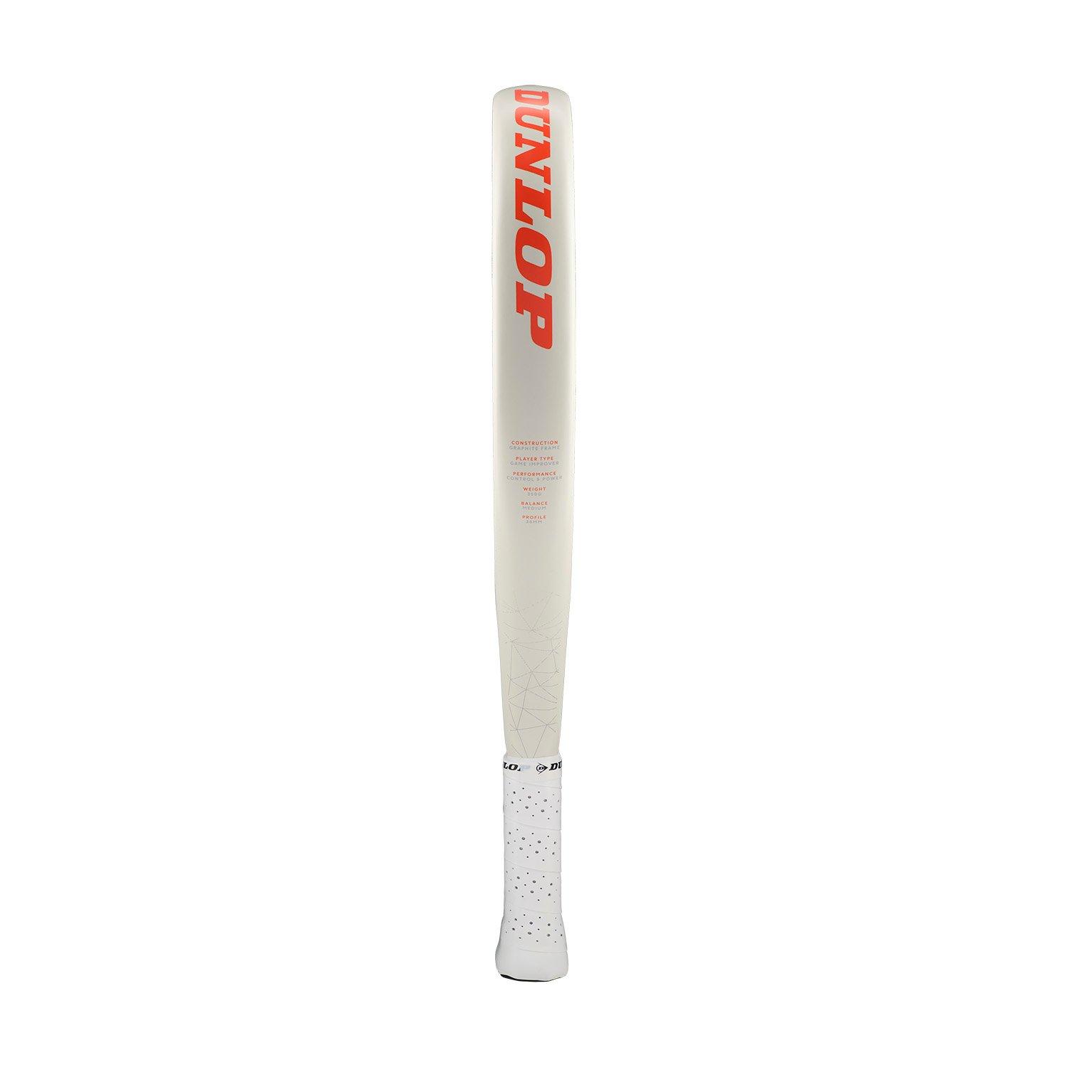 White/Red - Dunlop - Nanomax Lite 26 Padel Racket - 5