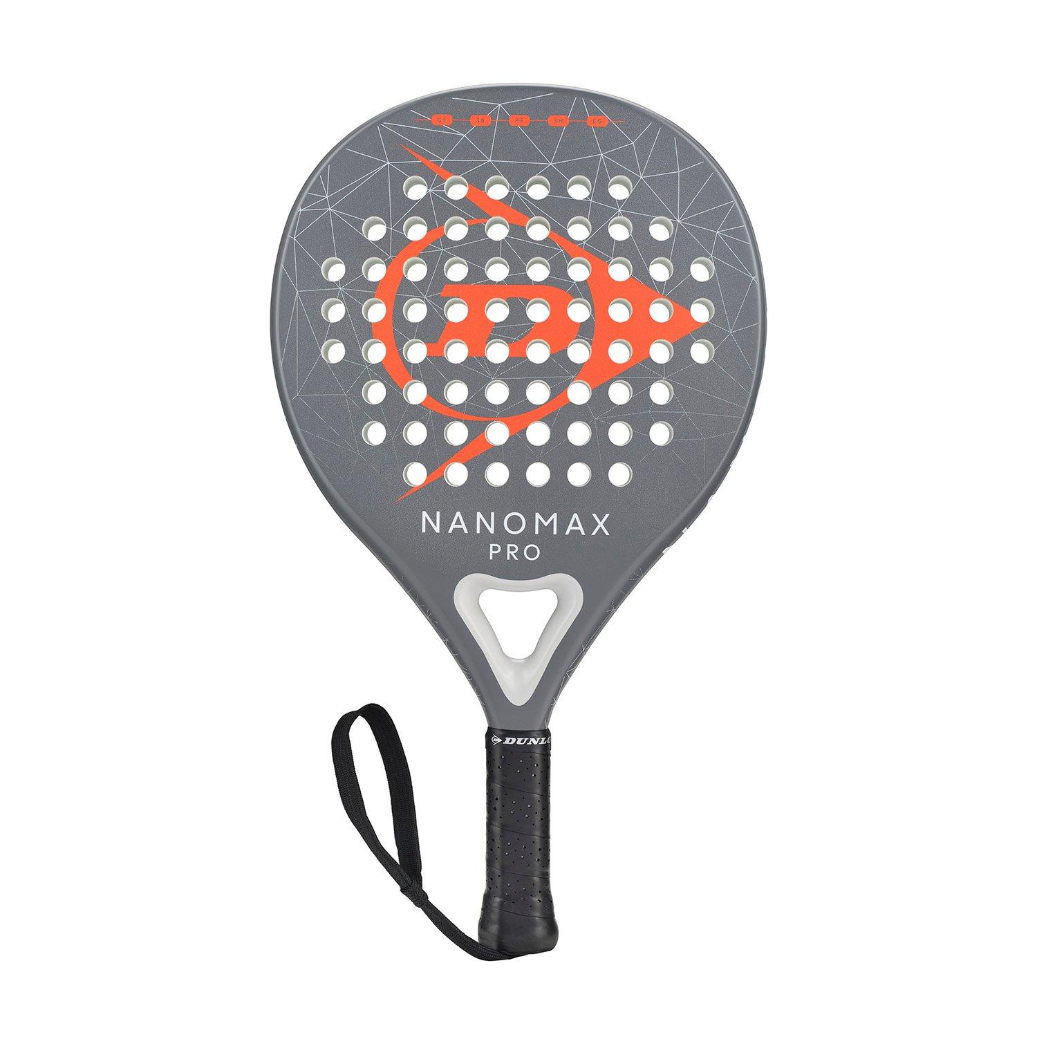 Grey/Red - Dunlop - Nanomax Pro 26 Padel Racket - 1