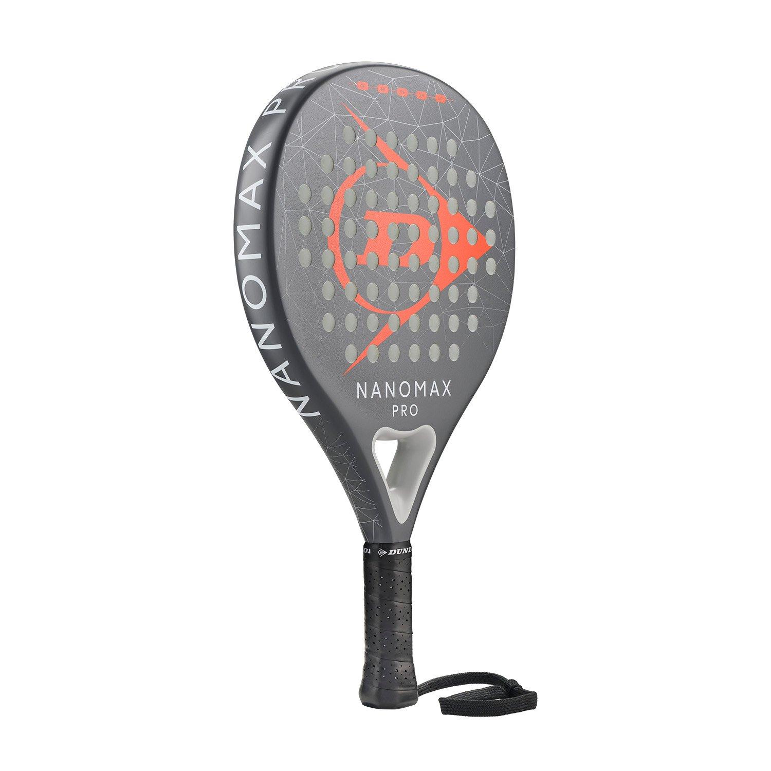 Grey/Red - Dunlop - Nanomax Pro 26 Padel Racket - 2