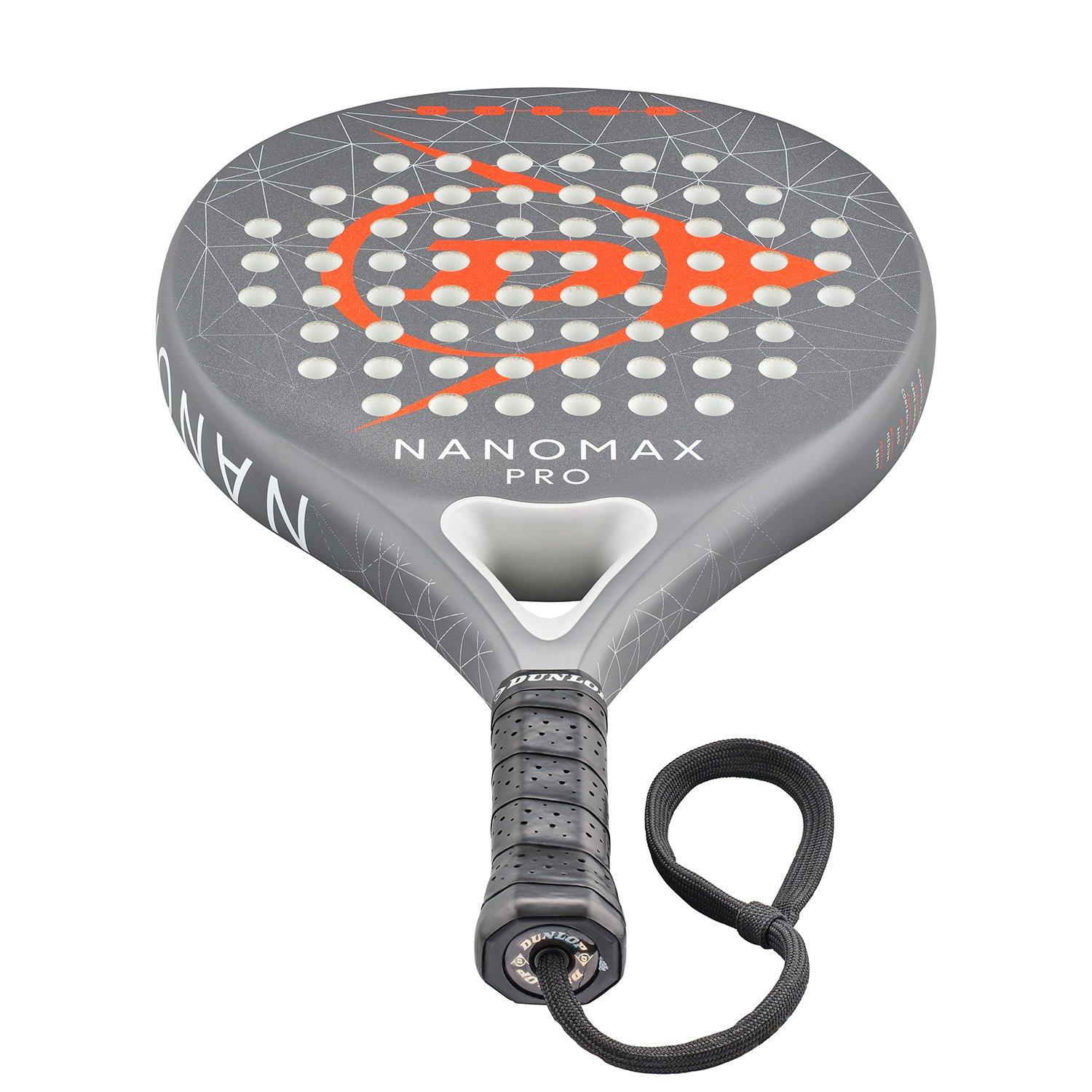 Grey/Red - Dunlop - Nanomax Pro 26 Padel Racket - 3