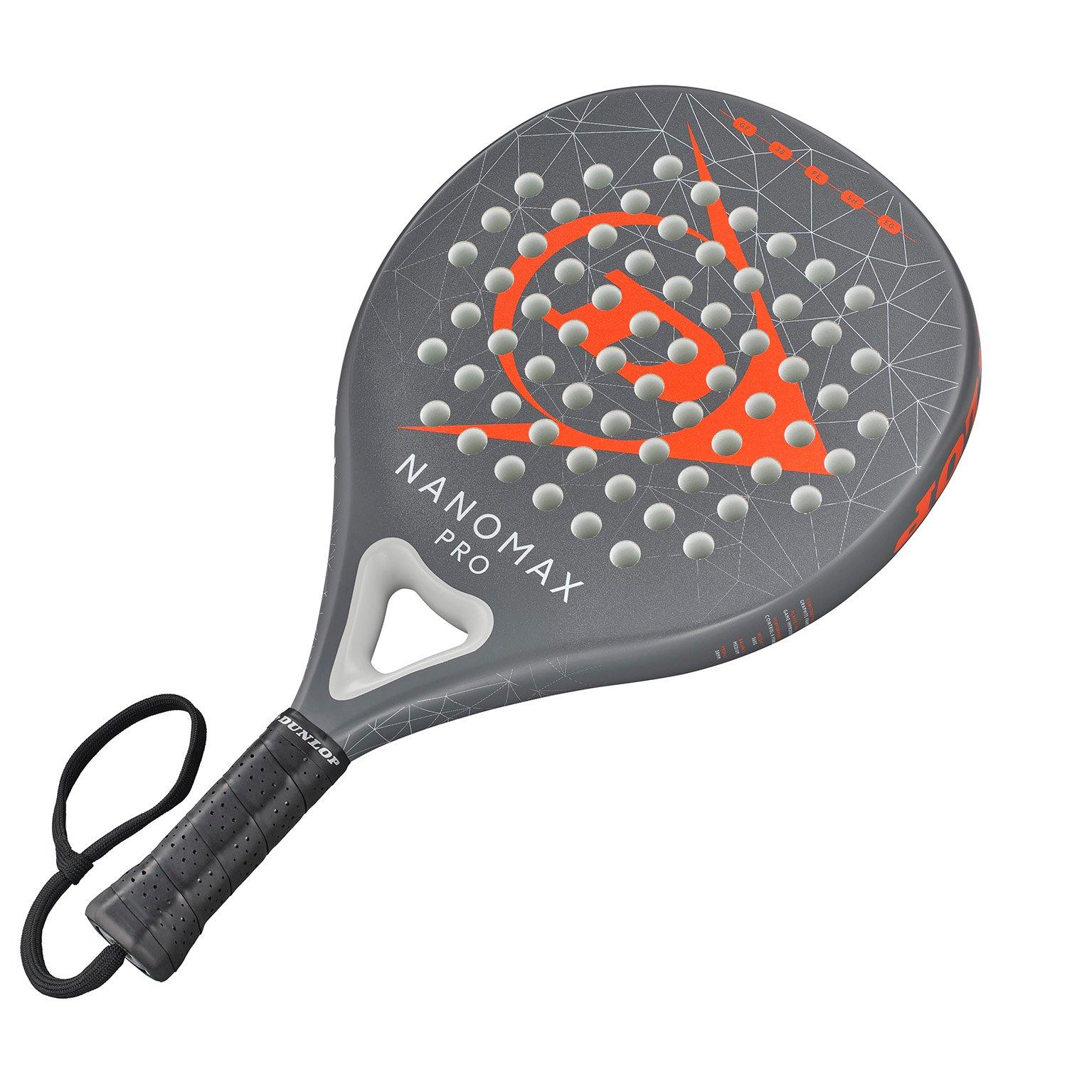 Grey/Red - Dunlop - Nanomax Pro 26 Padel Racket - 6
