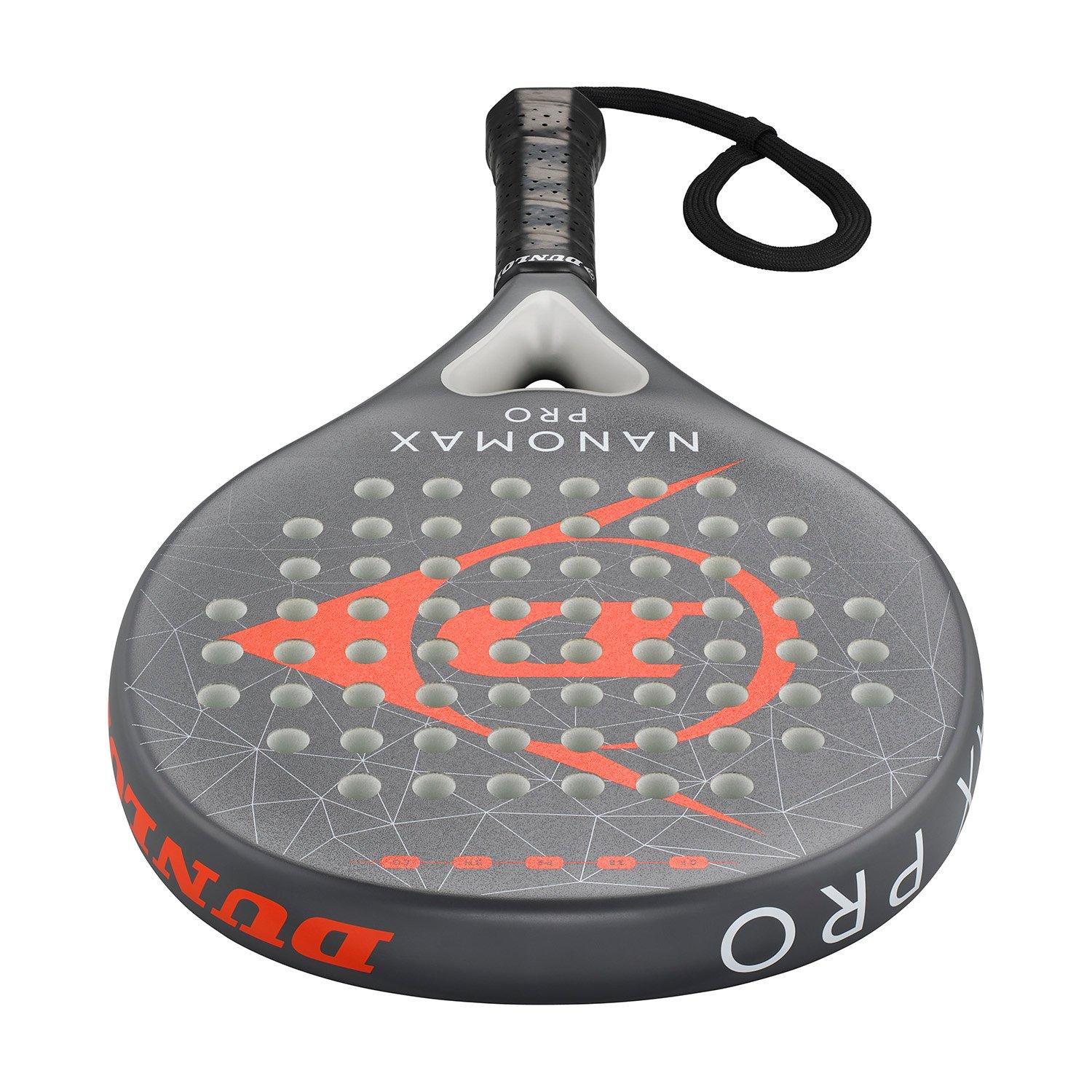 Grey/Red - Dunlop - Nanomax Pro 26 Padel Racket - 7