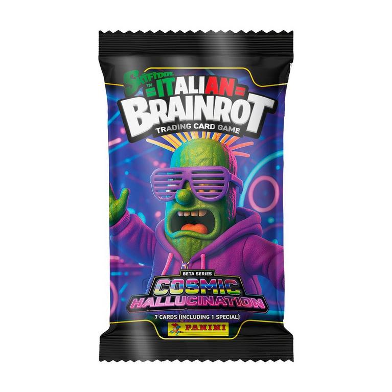 Generico Skifidol Italian Brainrot Mystery Box Hallucination Cosmique, Edition Limitée, 4 Cartes Promo Rare, 2 Polygon, 6 Sachets de 7 Cartes - 42 Generico Skifidol Italian Brainrot Mystery Box Hallucination Cosmique, Edition Limitée, 4 Cartes Promo Rare, 2 Polygon, 6 Sachets de 7 Cartes - 42