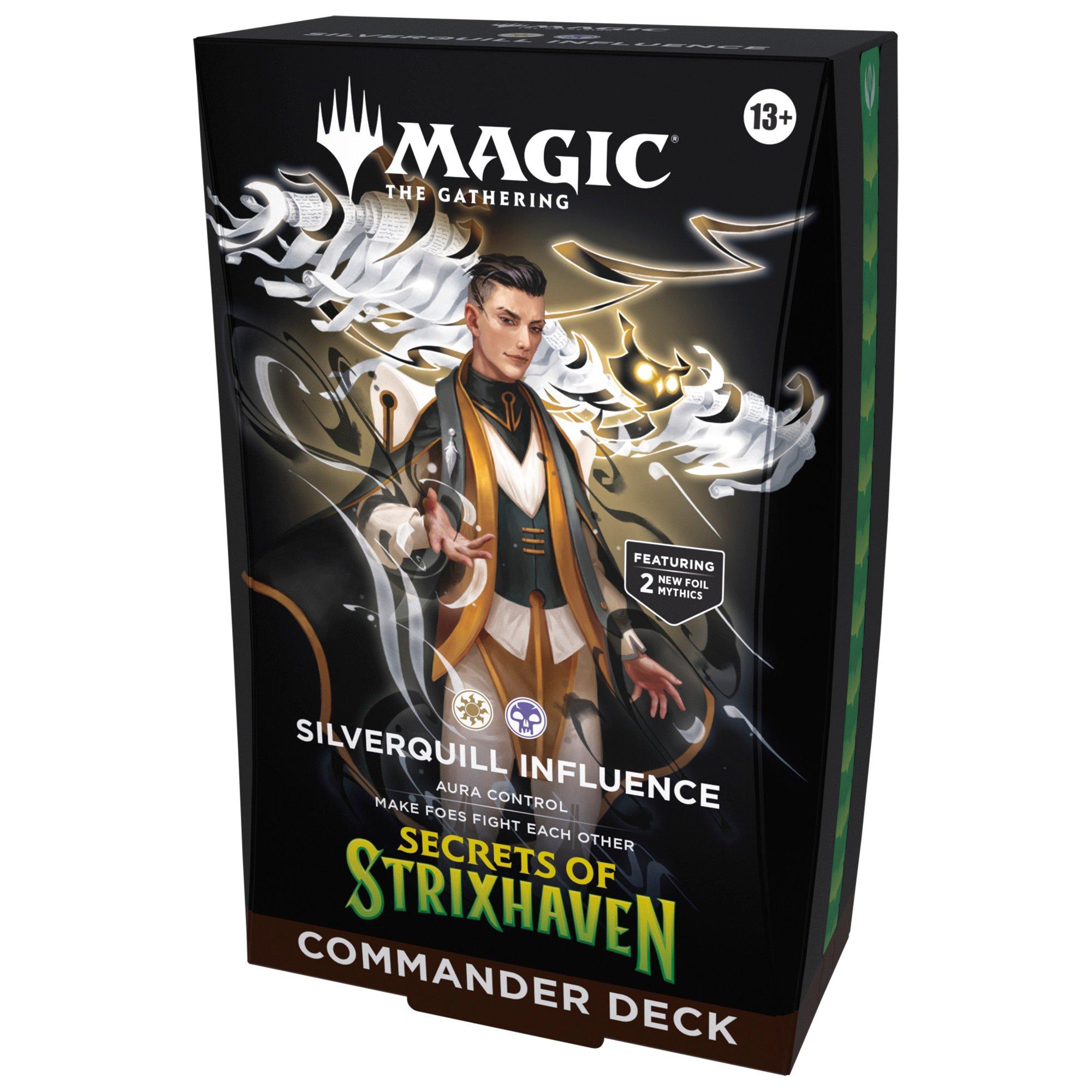 Silverquill - Magic the Gathering - Secrets of Strixhaven Commander Deck - Silverquill Influence