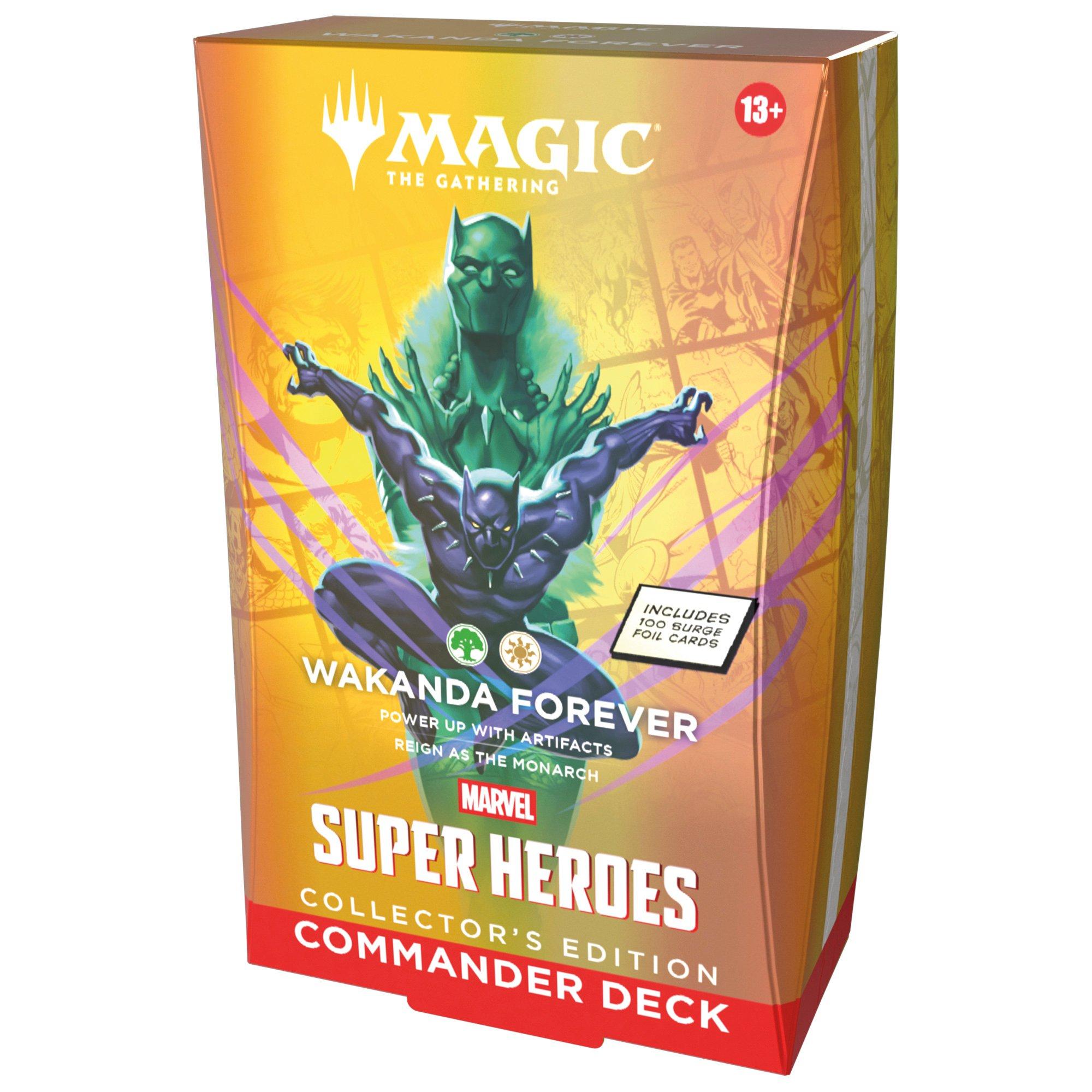 CL Deck Wakanda - Magic the Gathering - Marvel Super Heroes Collector’s Edition Commander Deck - Wakanda Forever