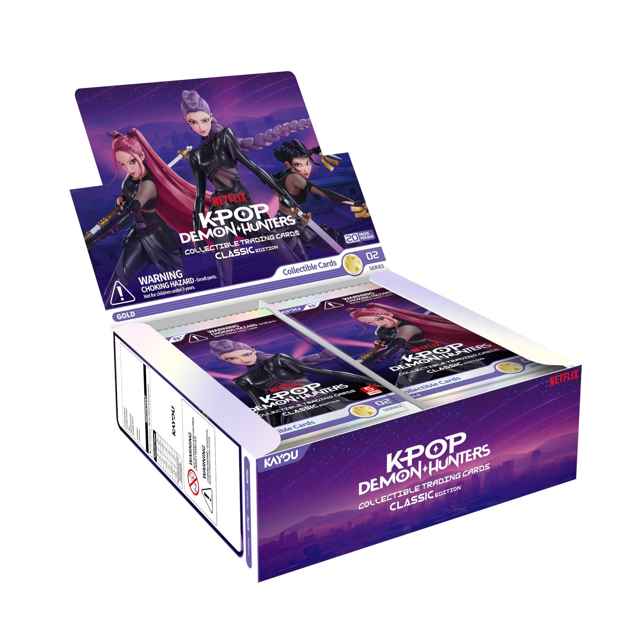 Booster Pack - K Pop Demon Hunters - KPop Demon Hunters-Collectible Trading Cards-Classic Edition Foil-002B-EMEA (Booster Pack) - 2