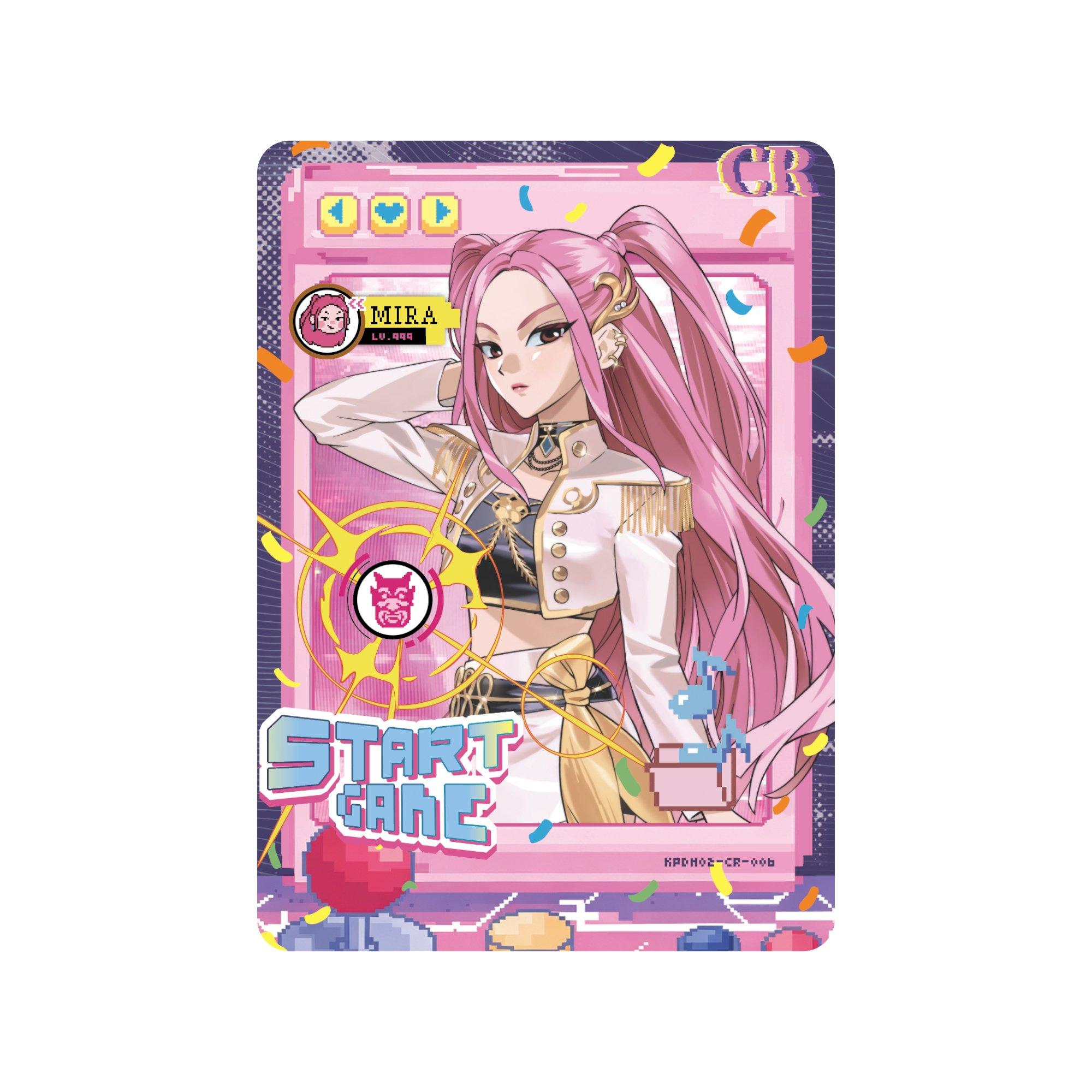 Booster Pack - K Pop Demon Hunters - KPop Demon Hunters-Collectible Trading Cards-Classic Edition Foil-002B-EMEA (Booster Pack) - 4